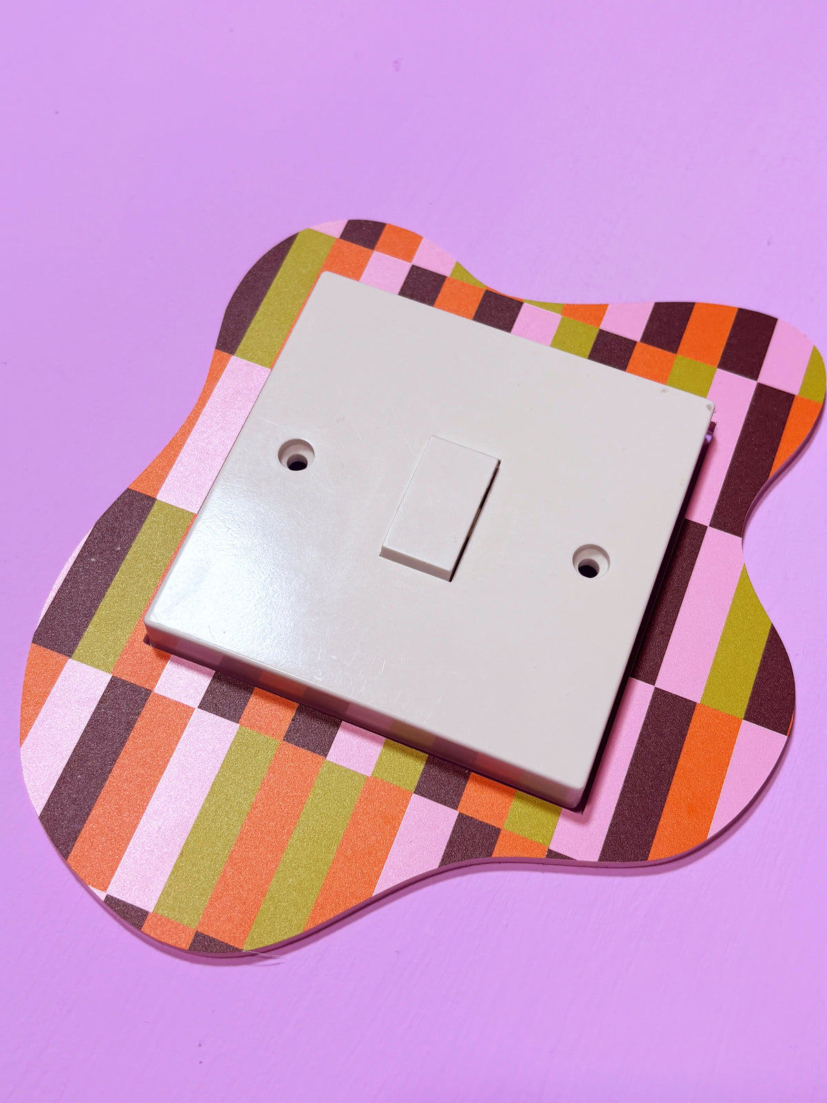 Golden Hour Patchwork Light Switch Cover