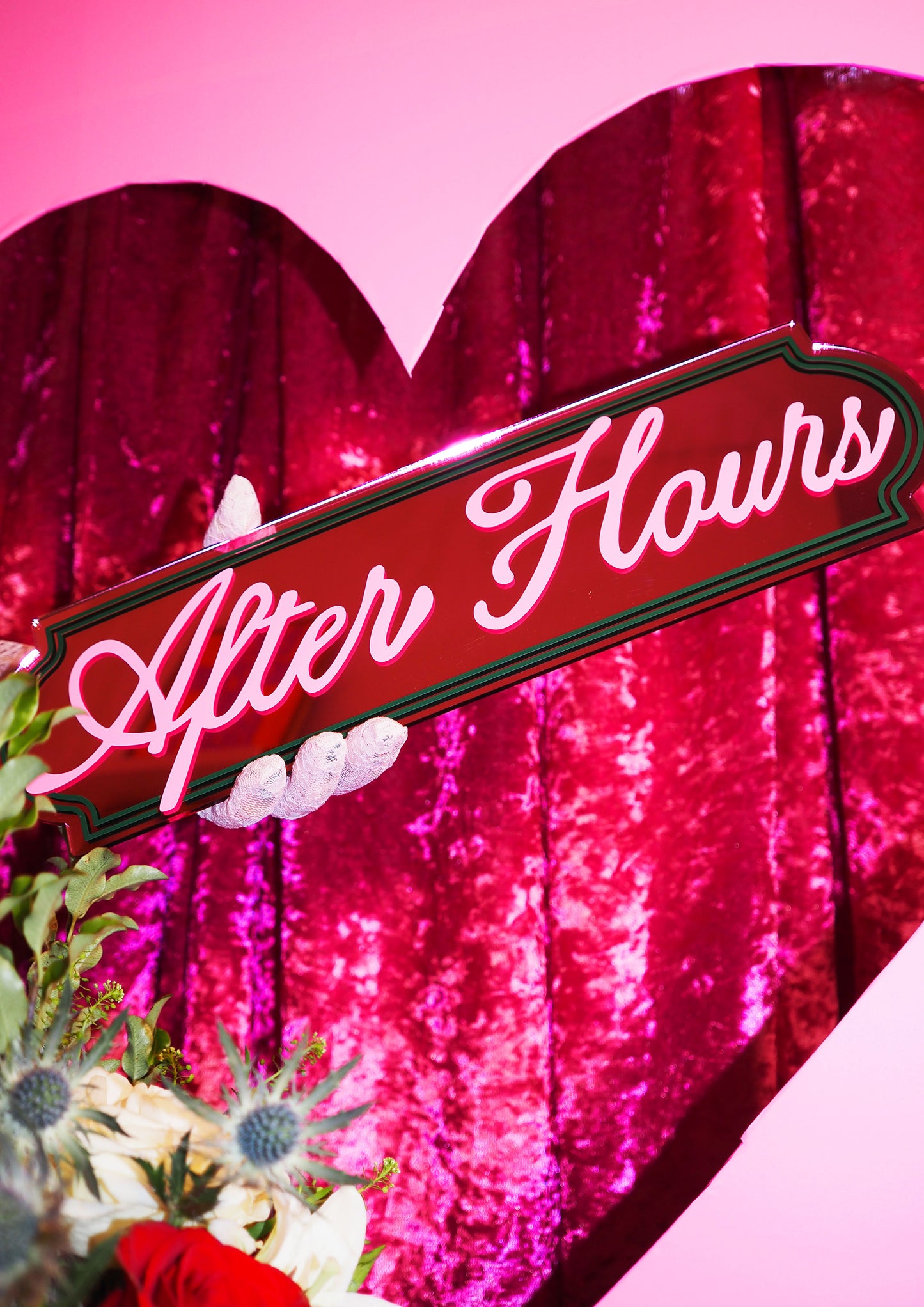 After Hours Mirror Sign