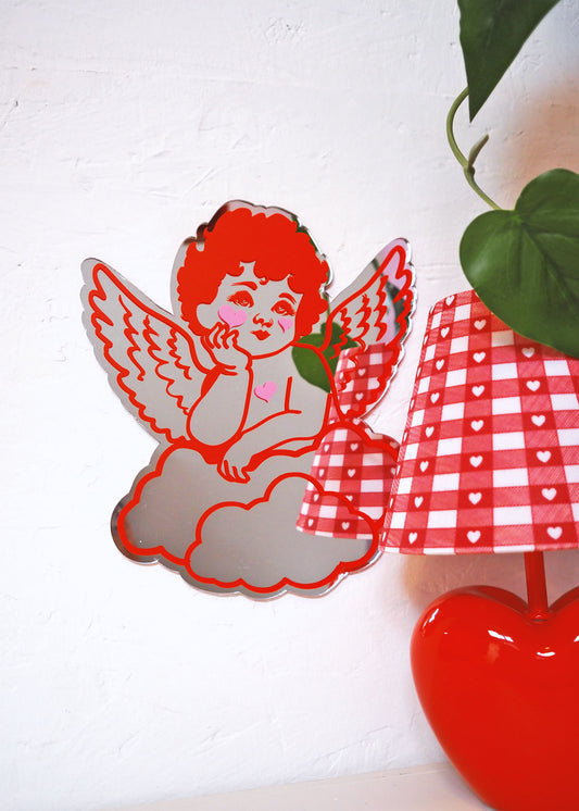 Cherub Mirror - Red