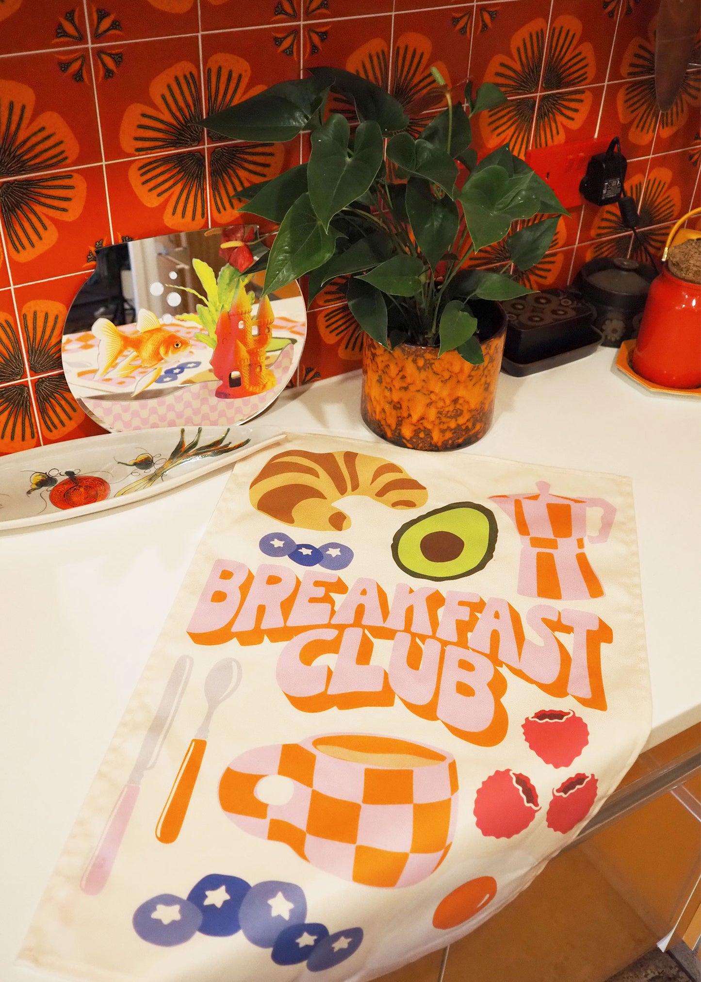 Breakfast Club Tea towel