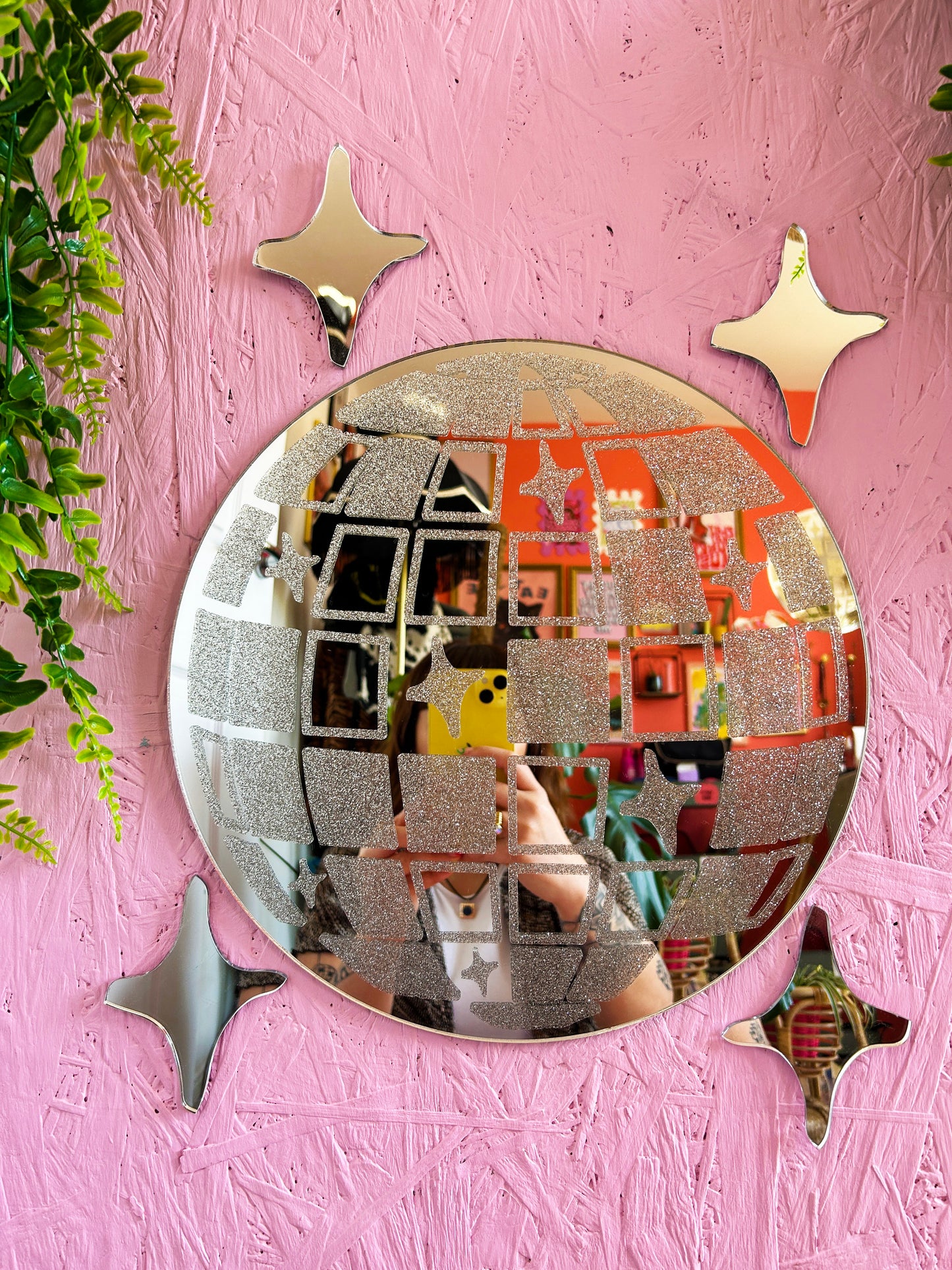Retro Disco Ball Mirror