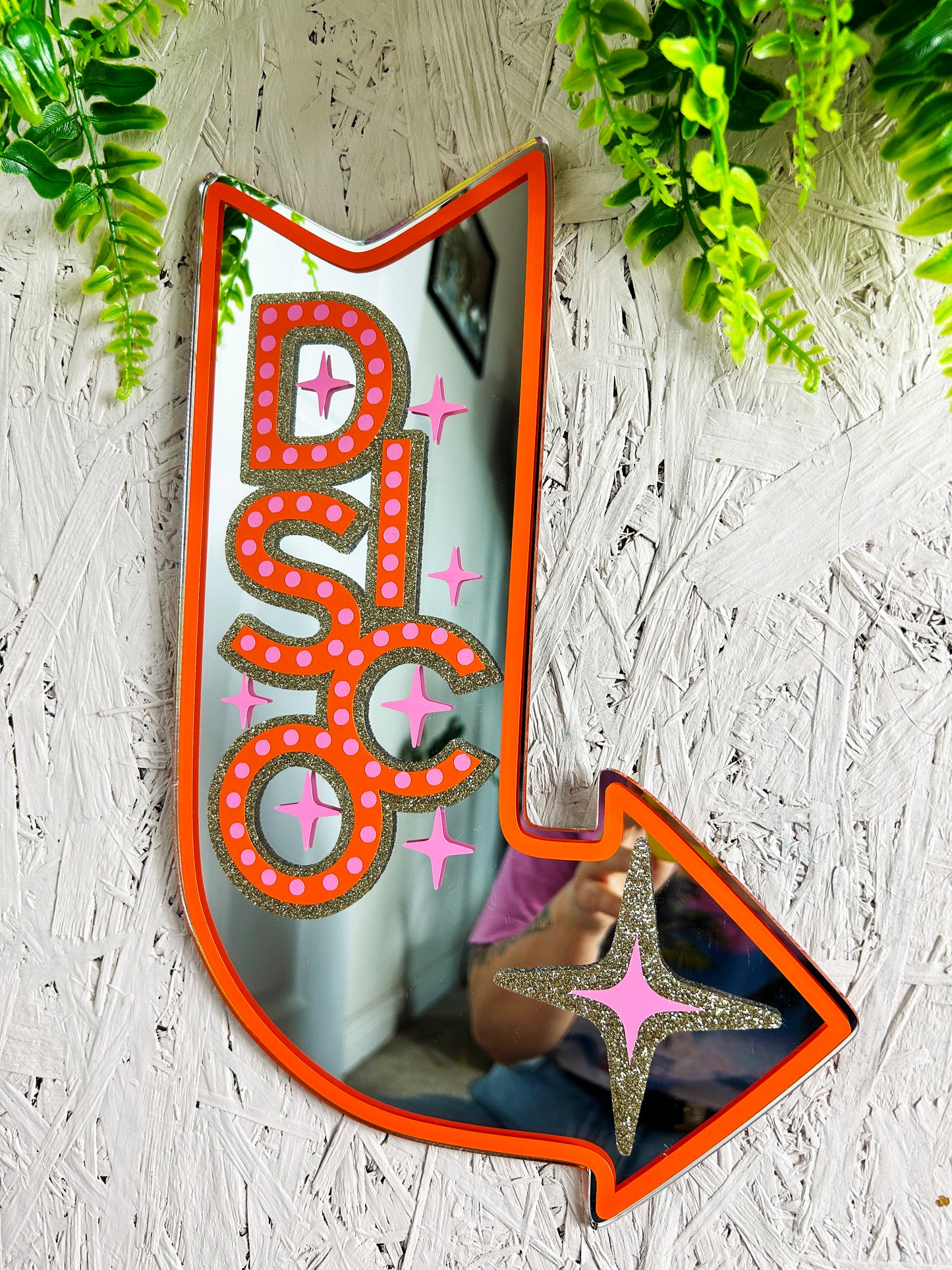 DISCO Motel Sign Mirror