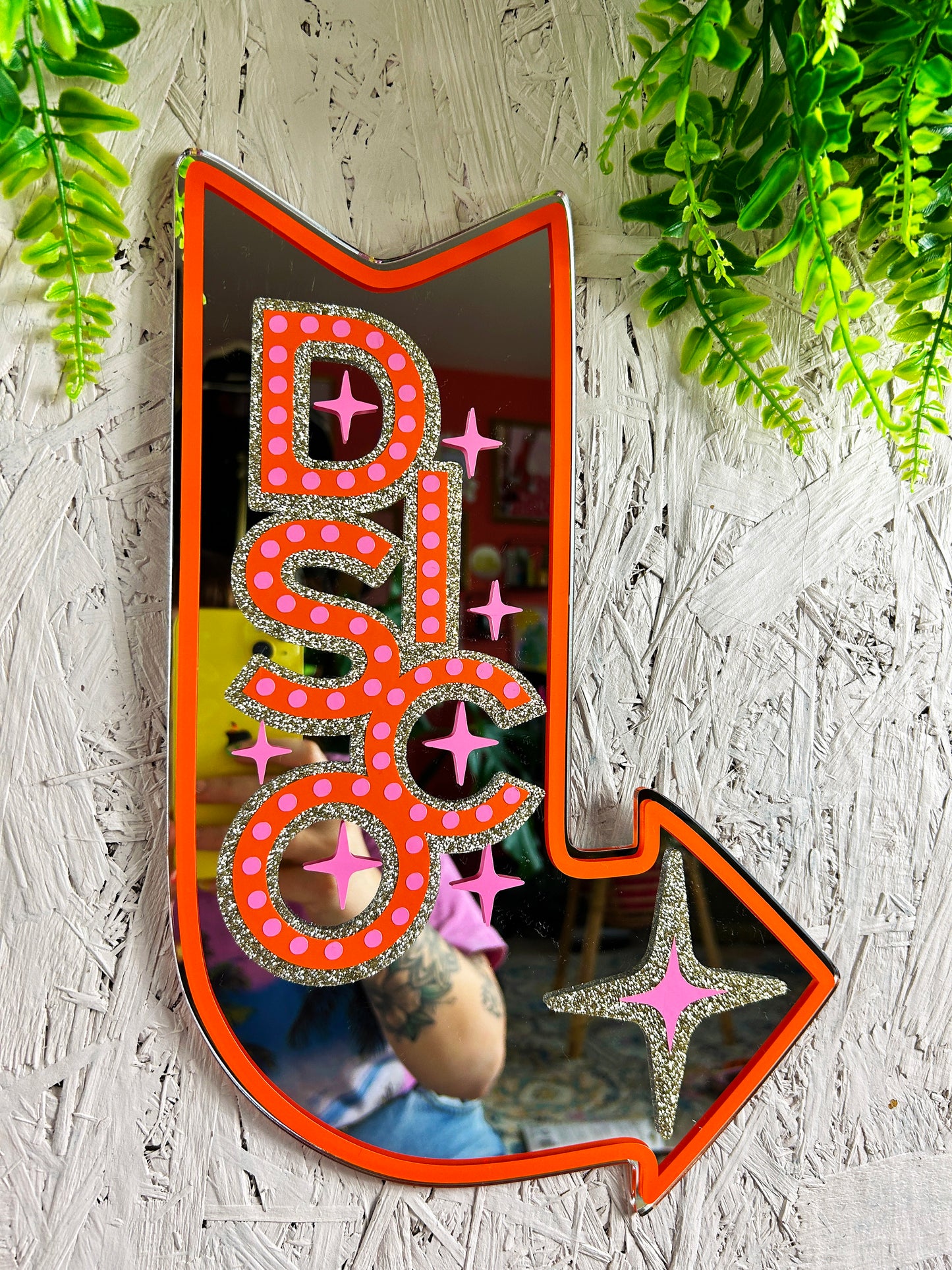 DISCO Motel Sign Mirror