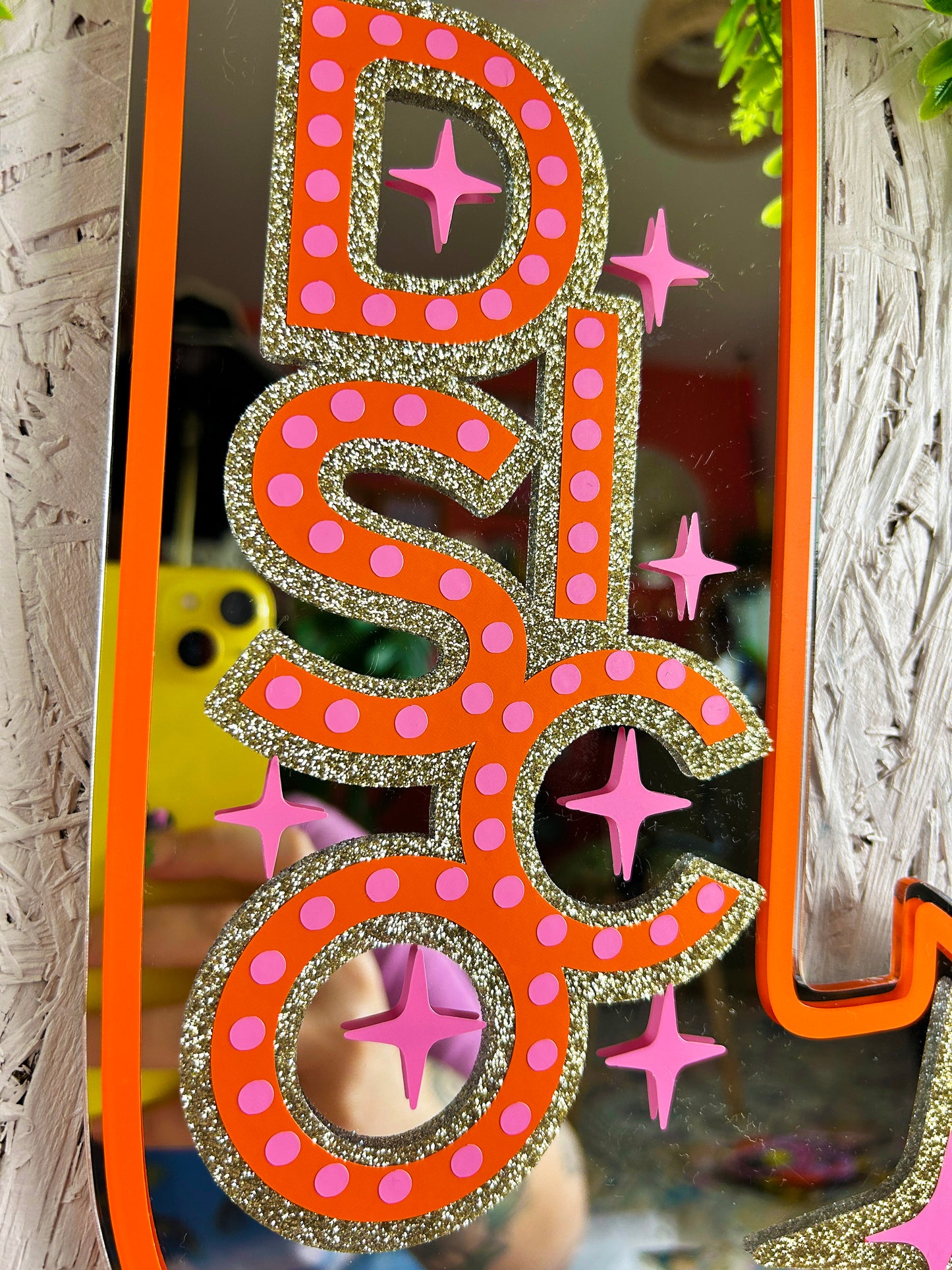 DISCO Motel Sign Mirror
