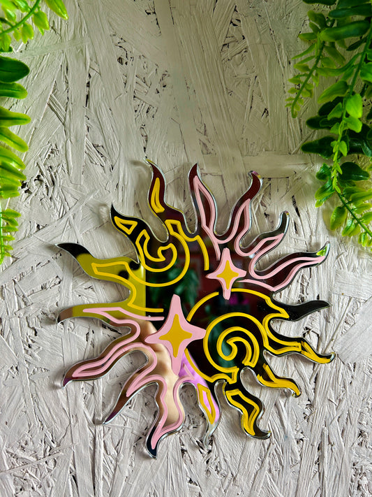 Groovy Sun Mirror