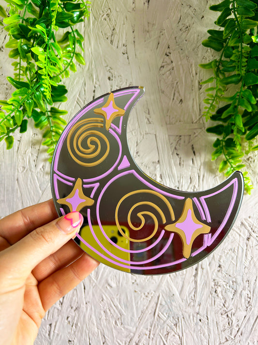 Groovy Moon Mirror