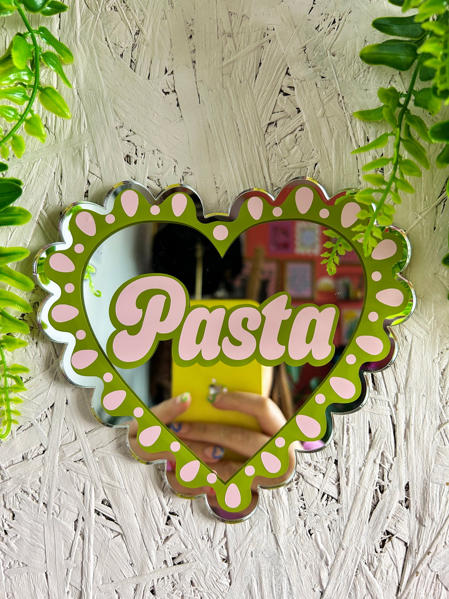 I Heart Pasta Mirror