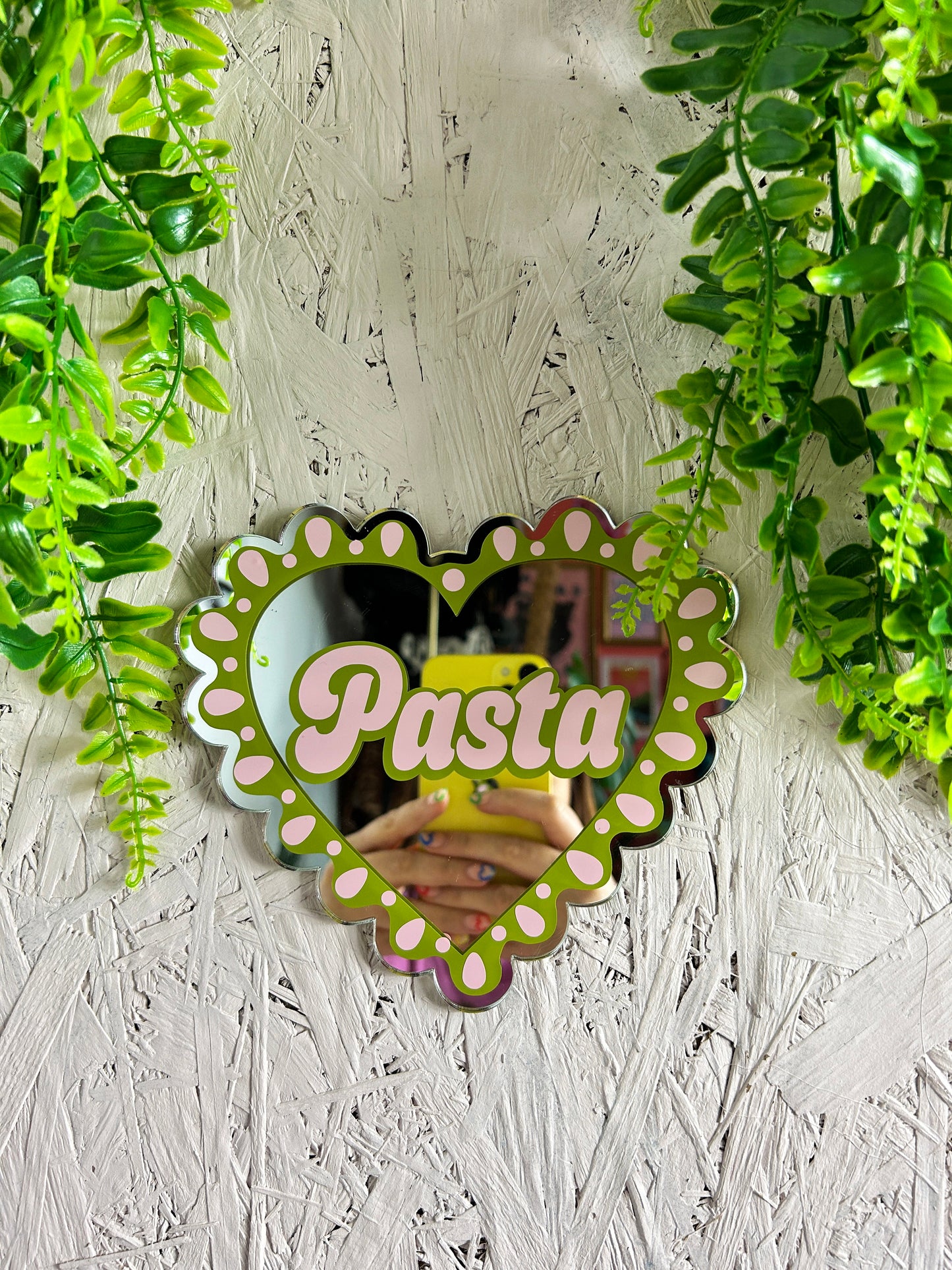 I Heart Pasta Mirror