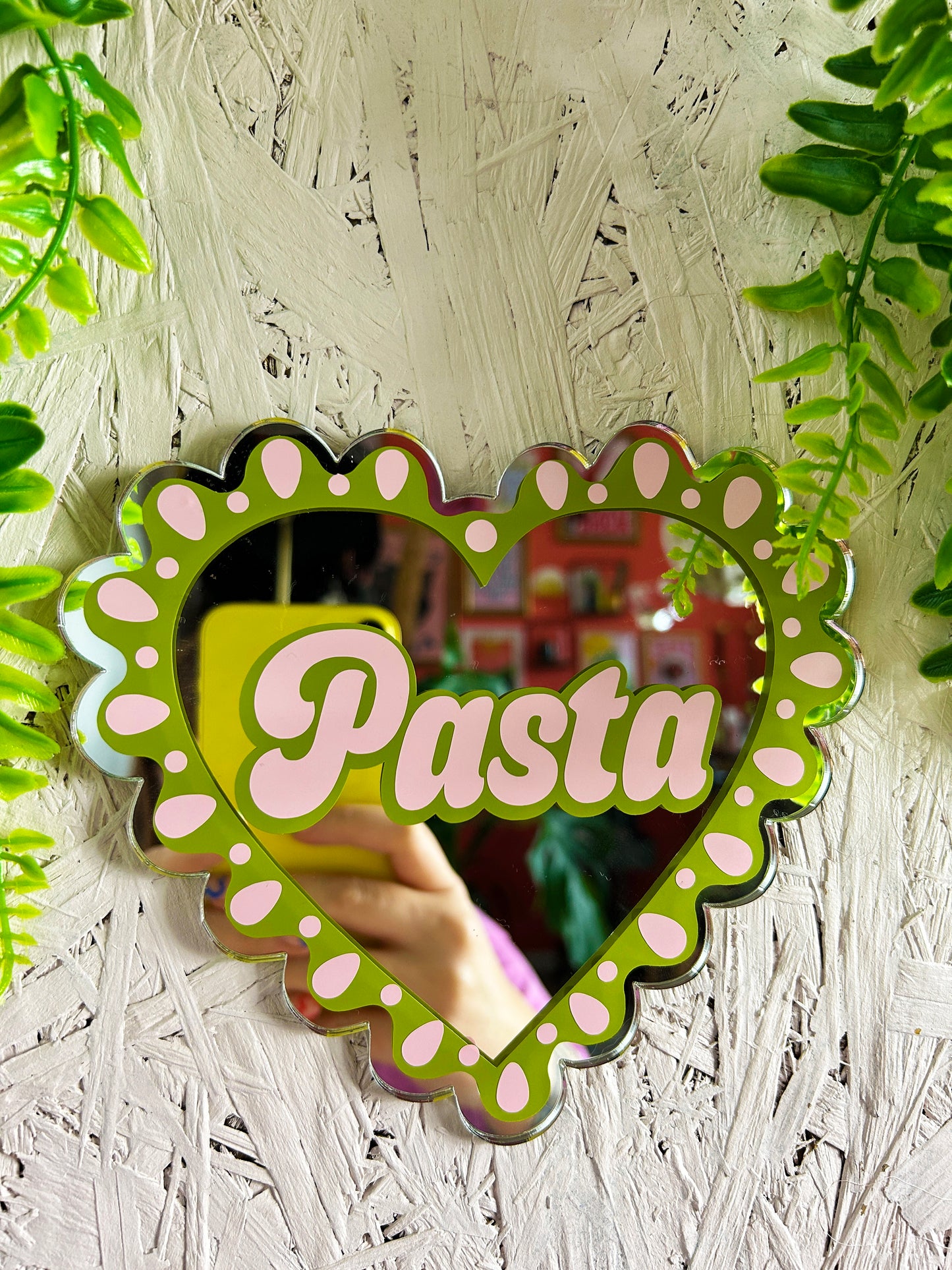 I Heart Pasta Mirror