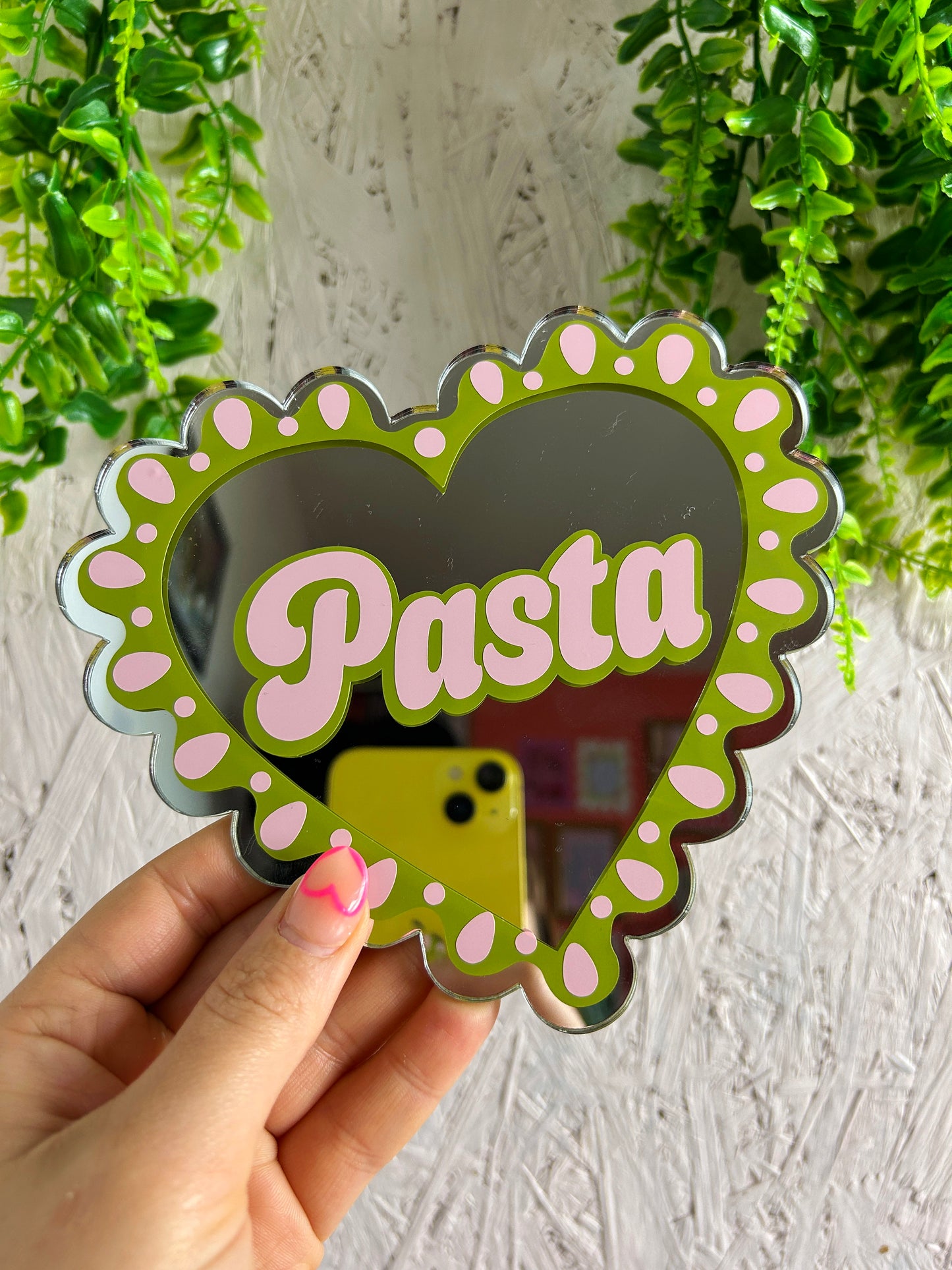 I Heart Pasta Mirror