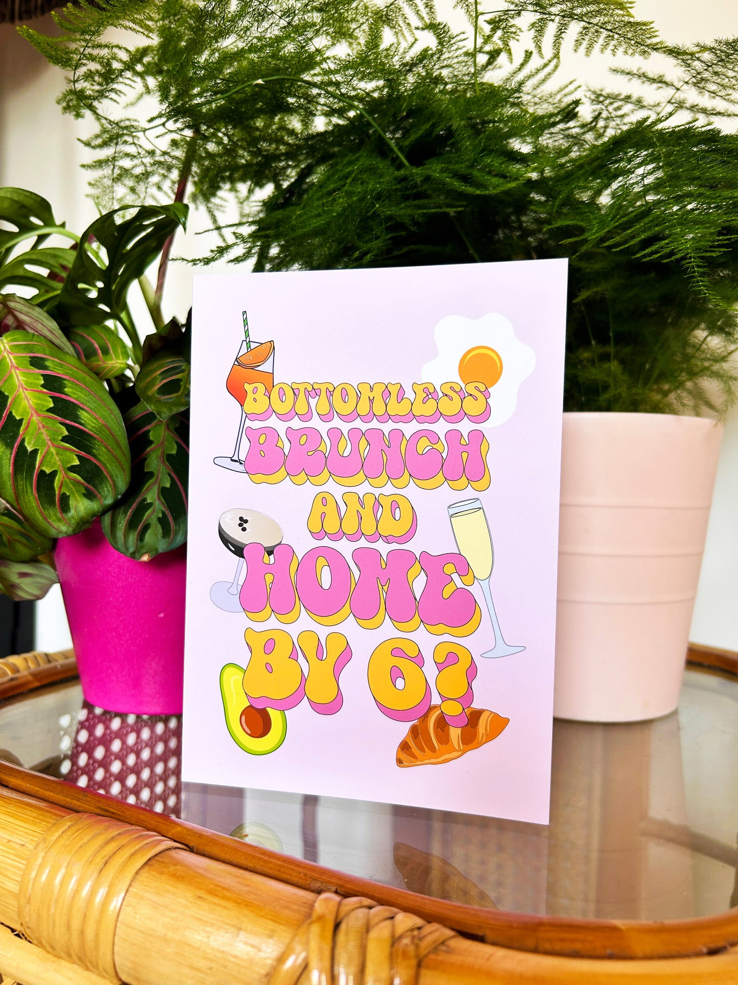 Bottomless Brunch Greeting Card