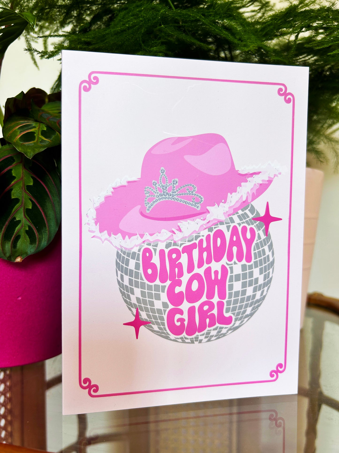 Birthday Cowgirl Greeting Card