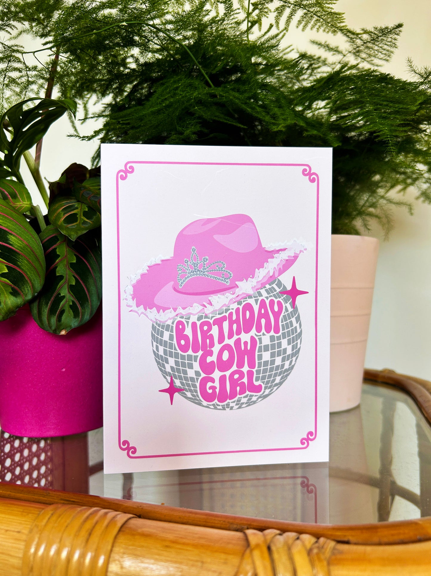 Birthday Cowgirl Greeting Card