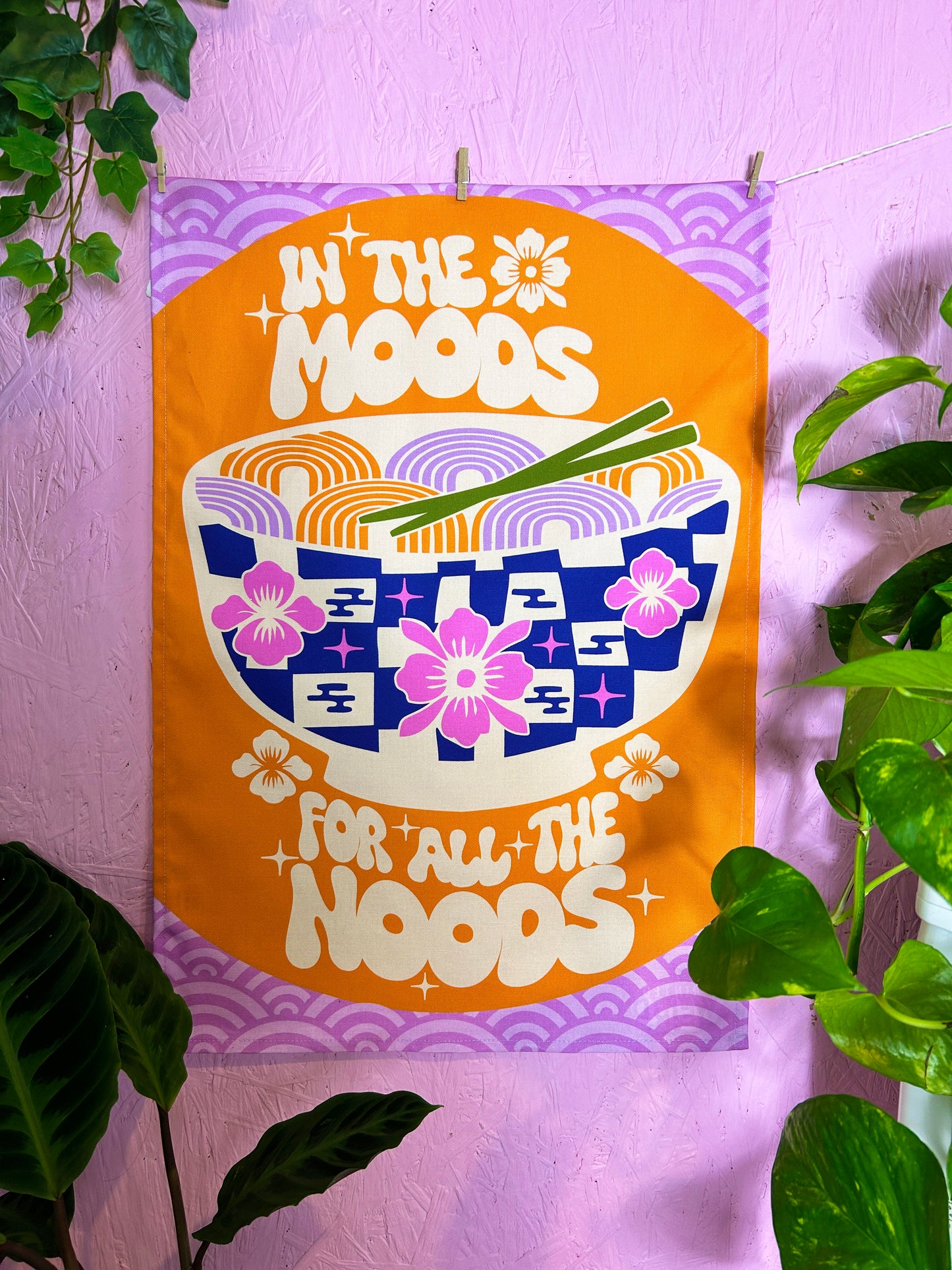 In The Mood For Noods Tea Towel