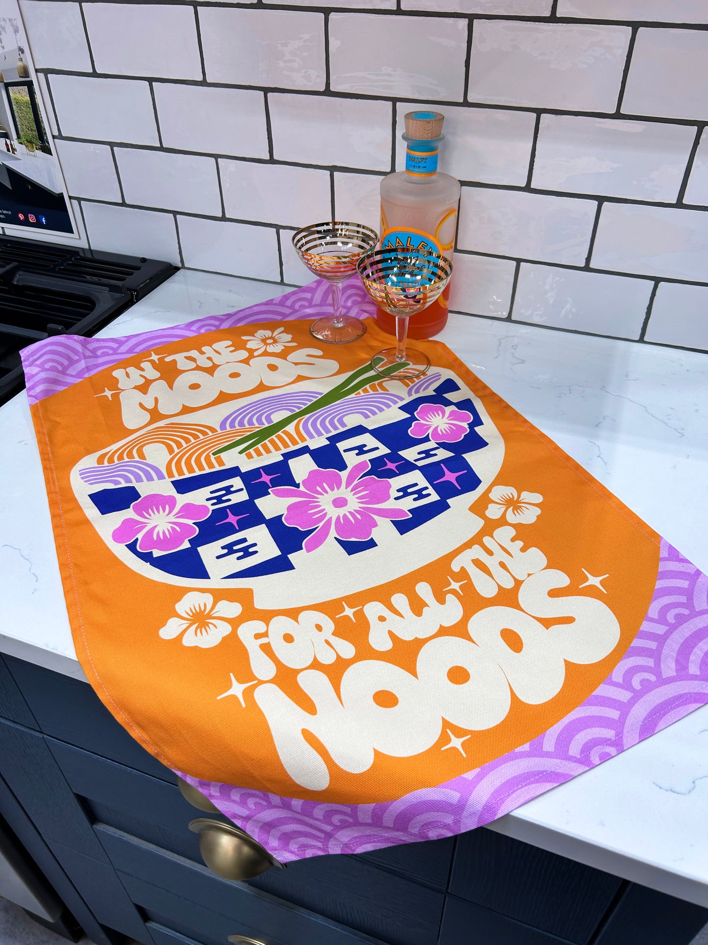 In The Mood For Noods Tea Towel