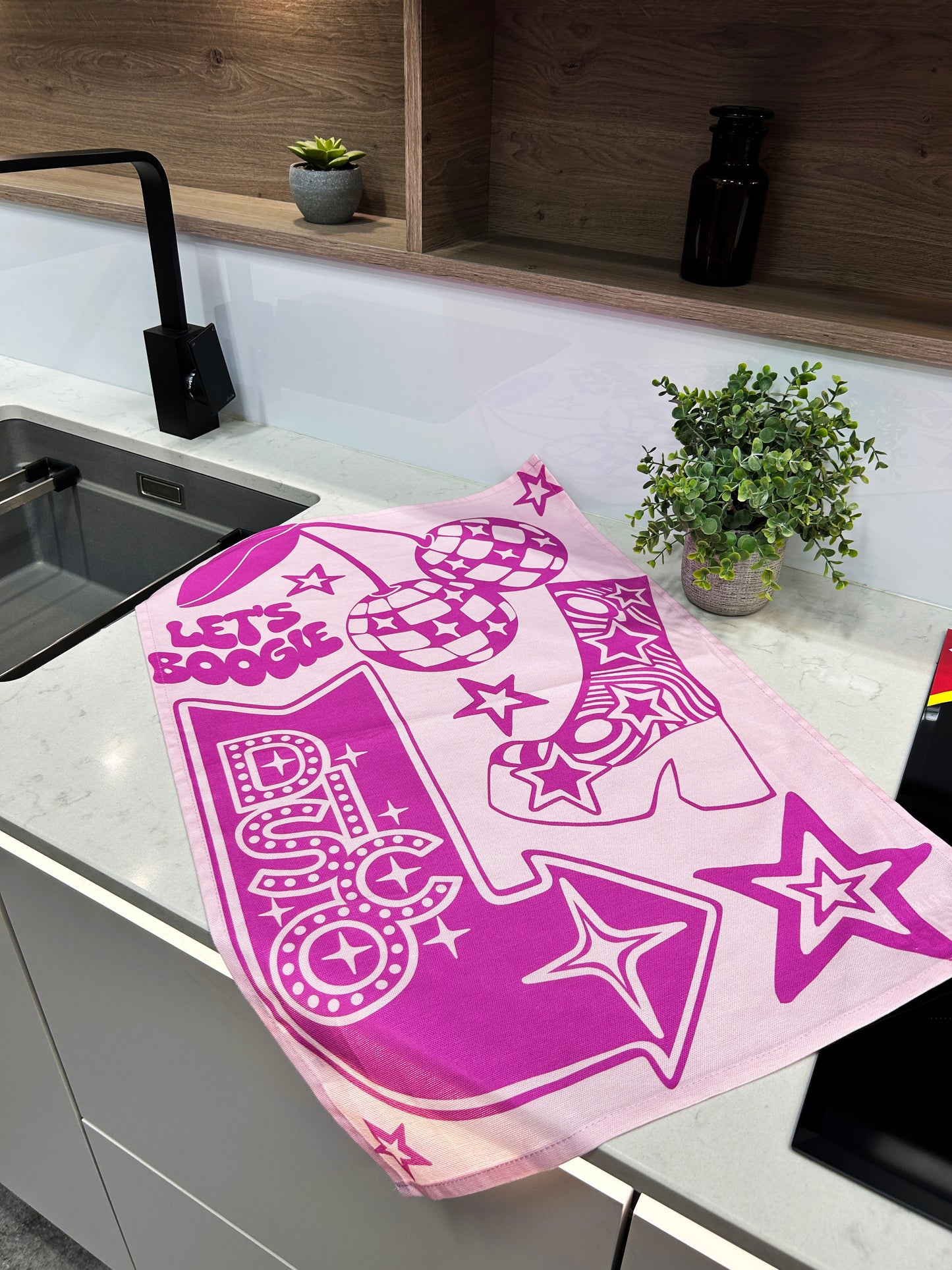 Kitchen Boogie Tea Towel