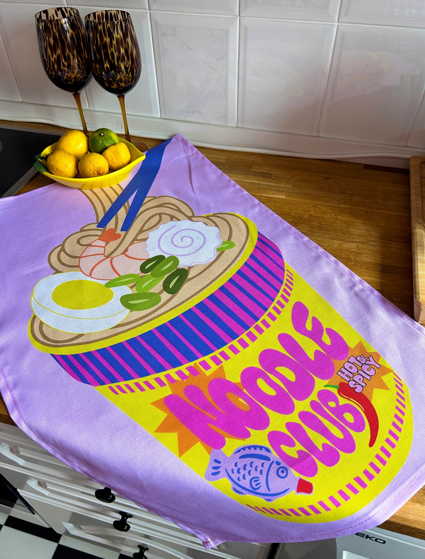 Noodle Club Tea towel