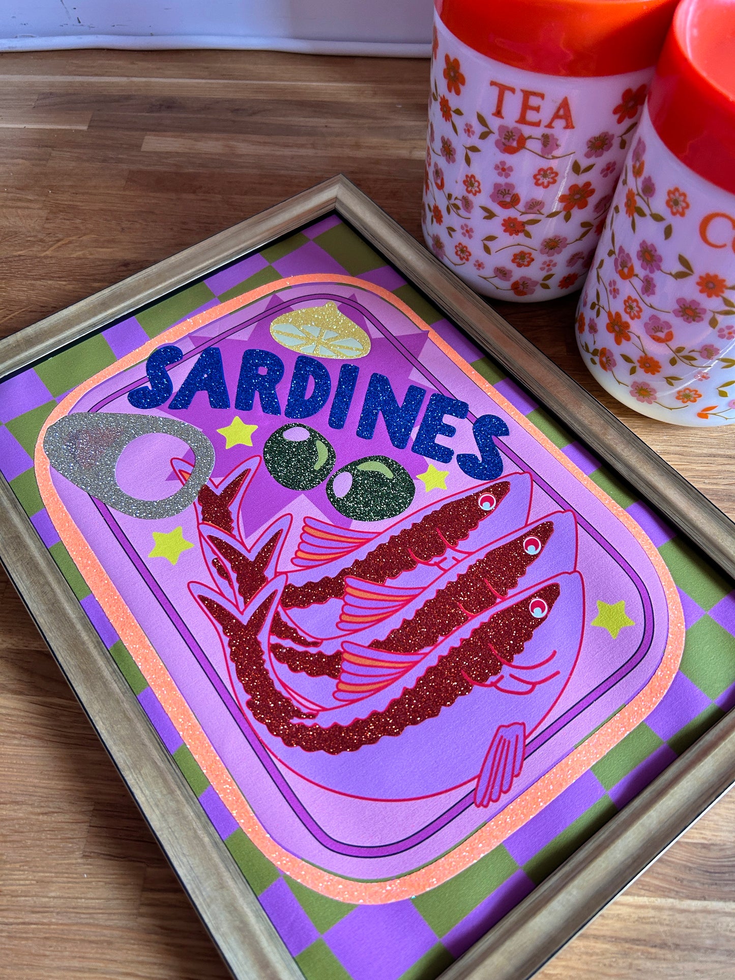 Sardines Fabric Print