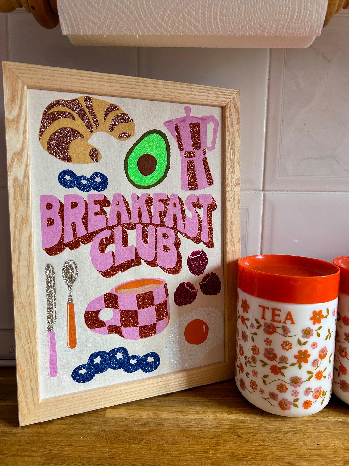 Breakfast Club Fabric Print