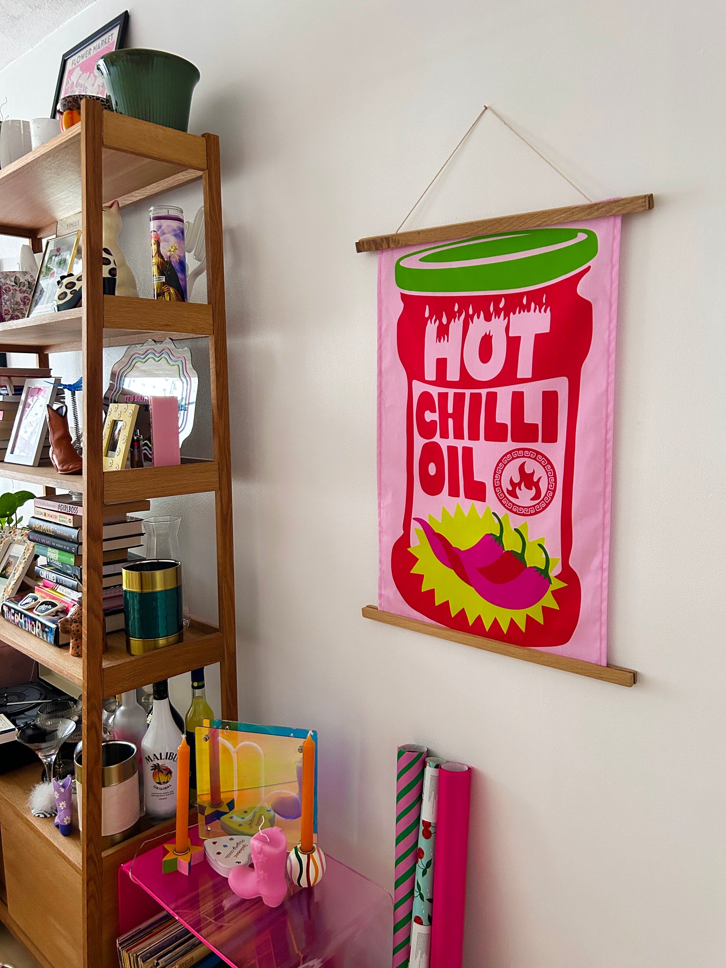 Hot Chilli Oil Tea towel