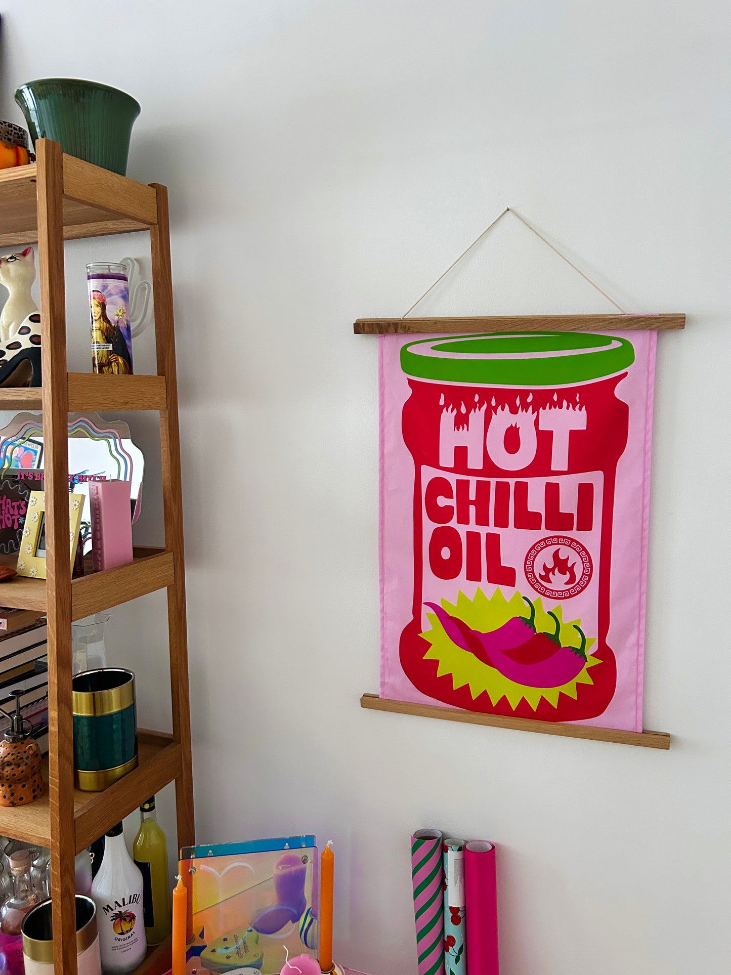 Hot Chilli Oil Tea towel