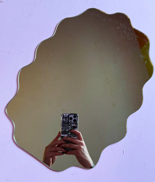 C GRADE - Sample Sale Mirror - Plain Wavy