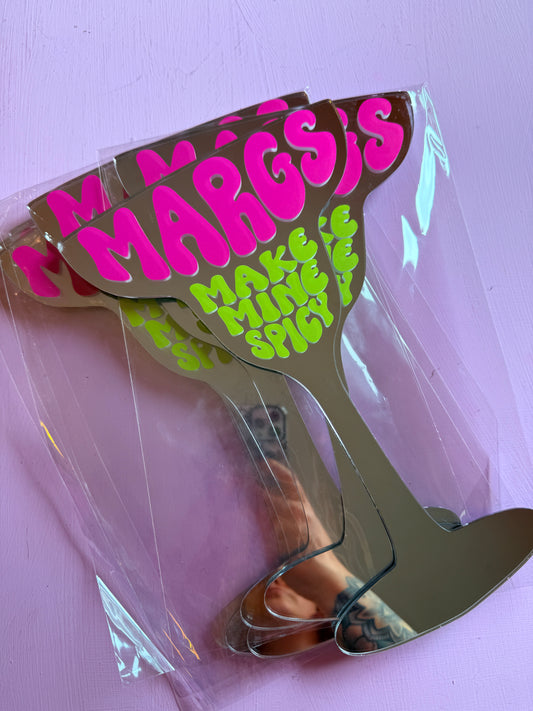 Sample Sale Mirror - Marg Glass - Make Mine Spicy
