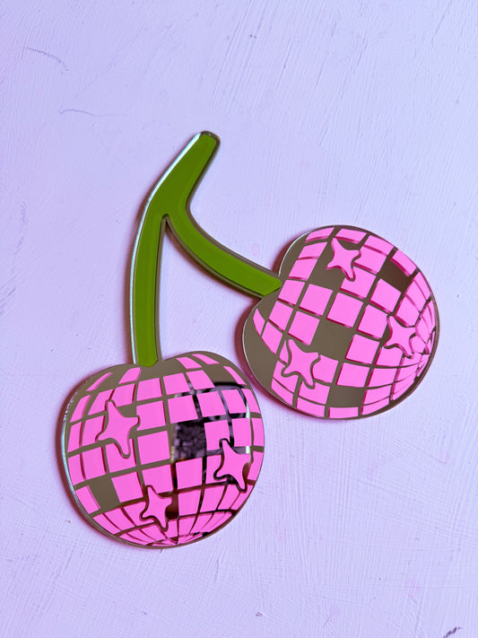 Sample Sale Mirror - Pink Cherries