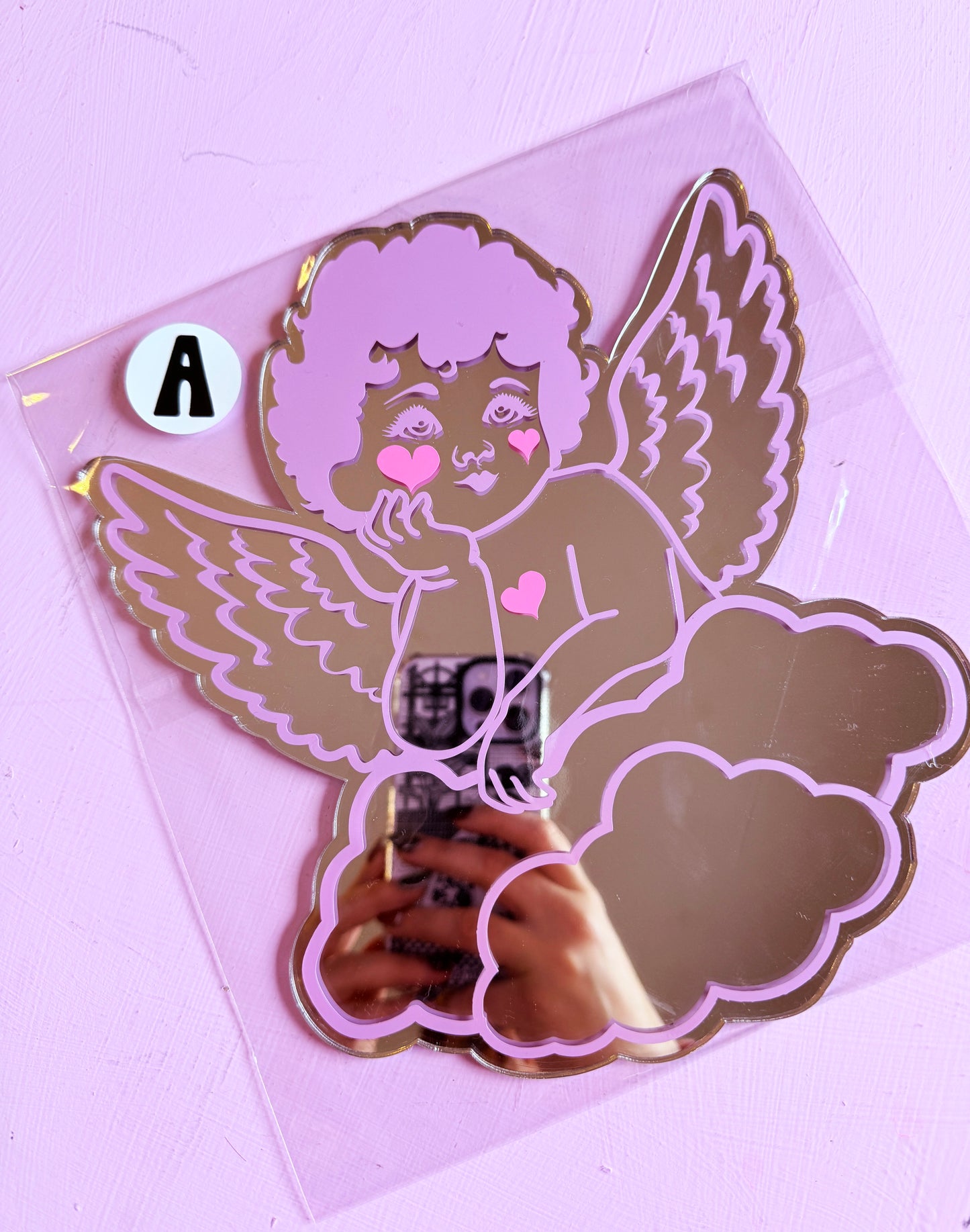 Sample Sale Mirror - Cherub Lilac - Small