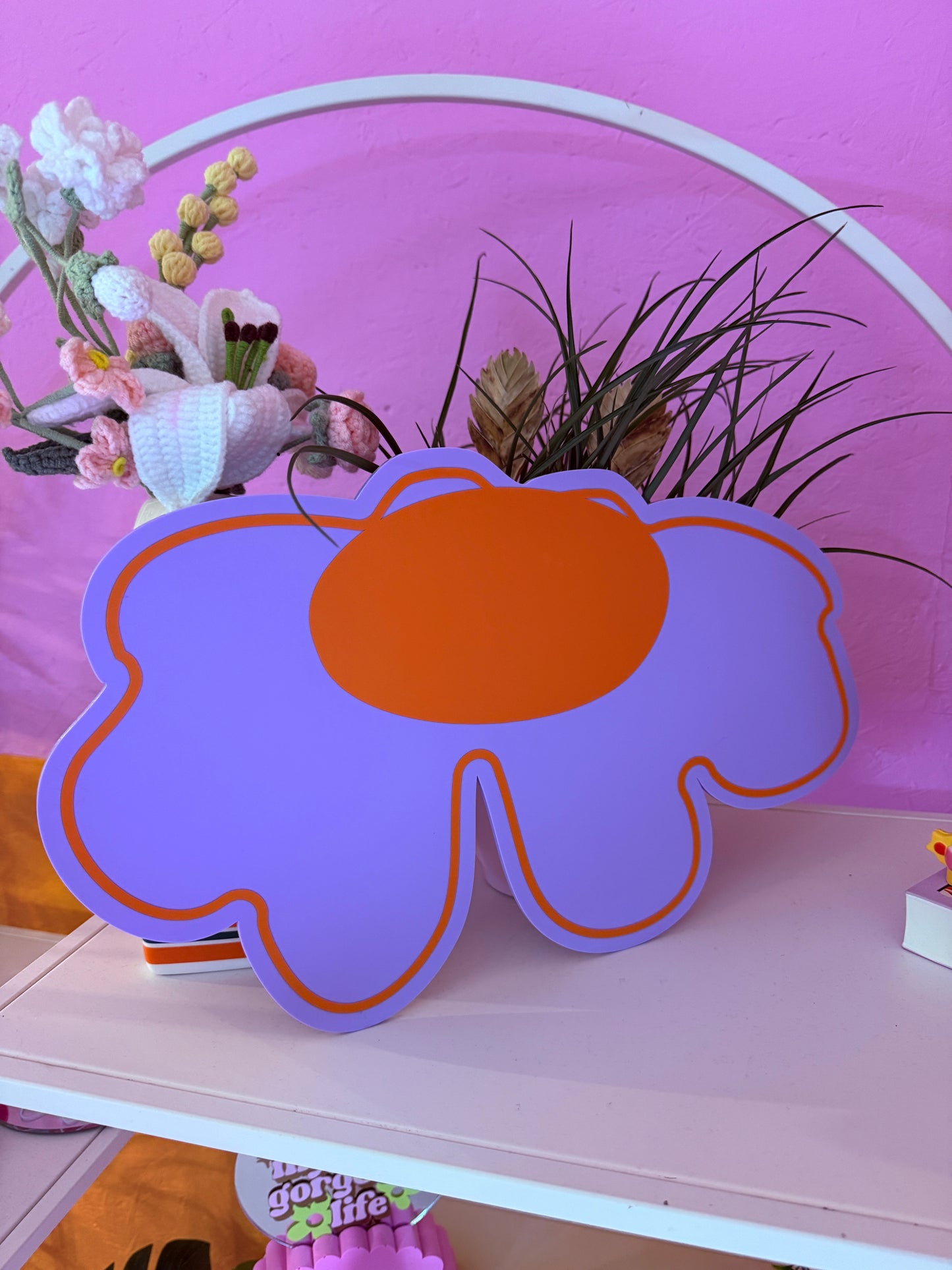 Sample Sale -  Ditzy Daisy Acrylic Hanging (40cm x 24cm)