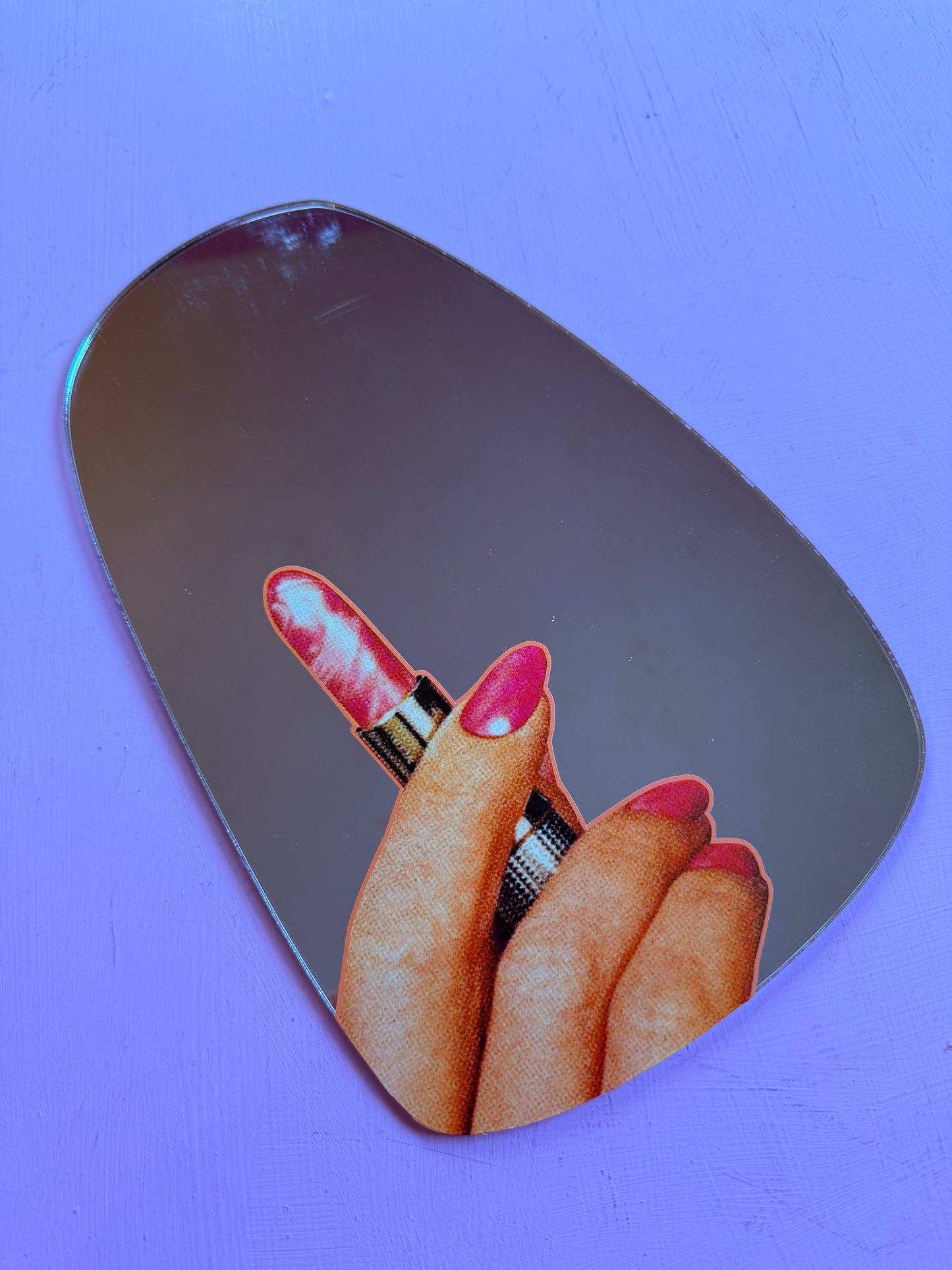 Sample Sale - Lipstick Oval Mirror - A4