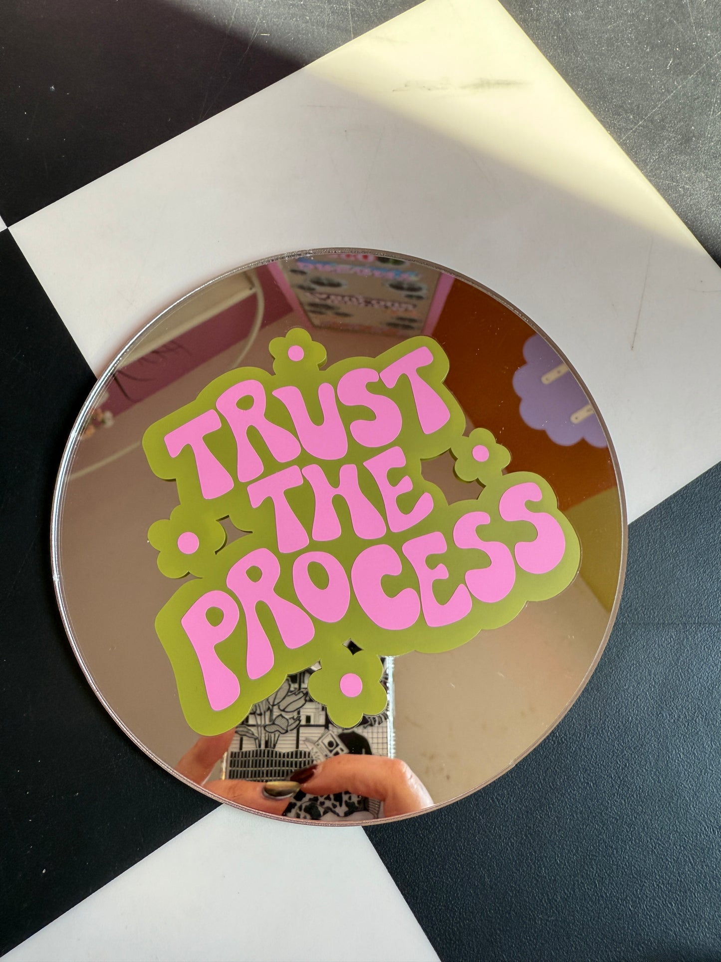 Sample Sale Mini Mirror - Trust The Process