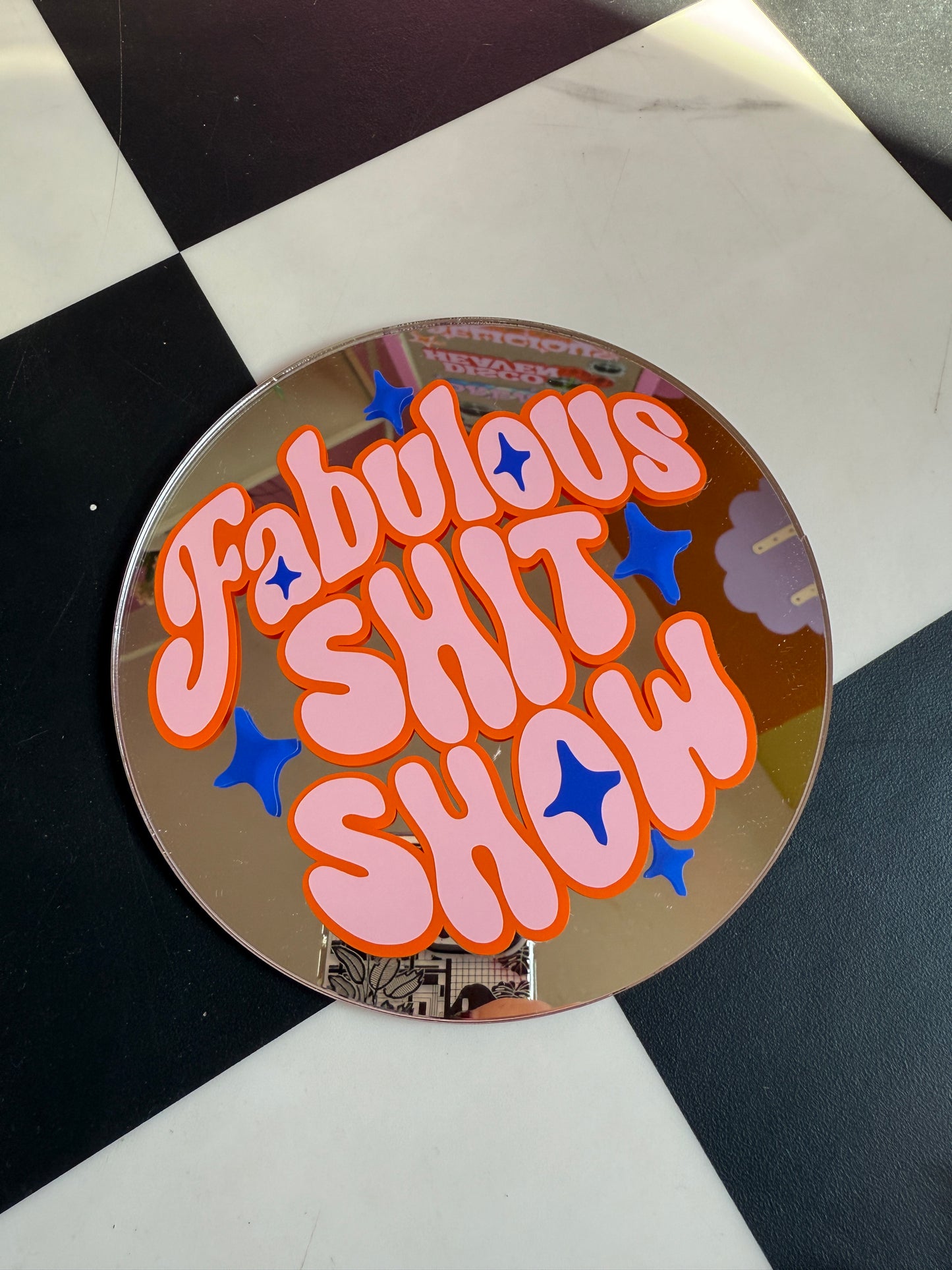 Sample Sale Mini Mirror - Fab Shit Show