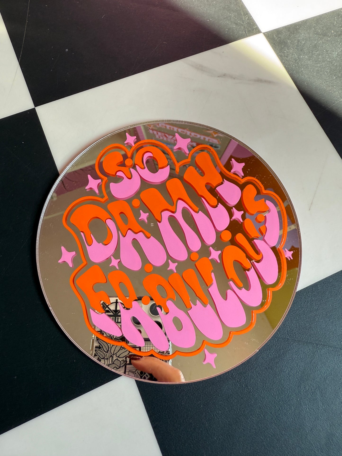 Sample Sale Mini Mirror - So Damn Fab