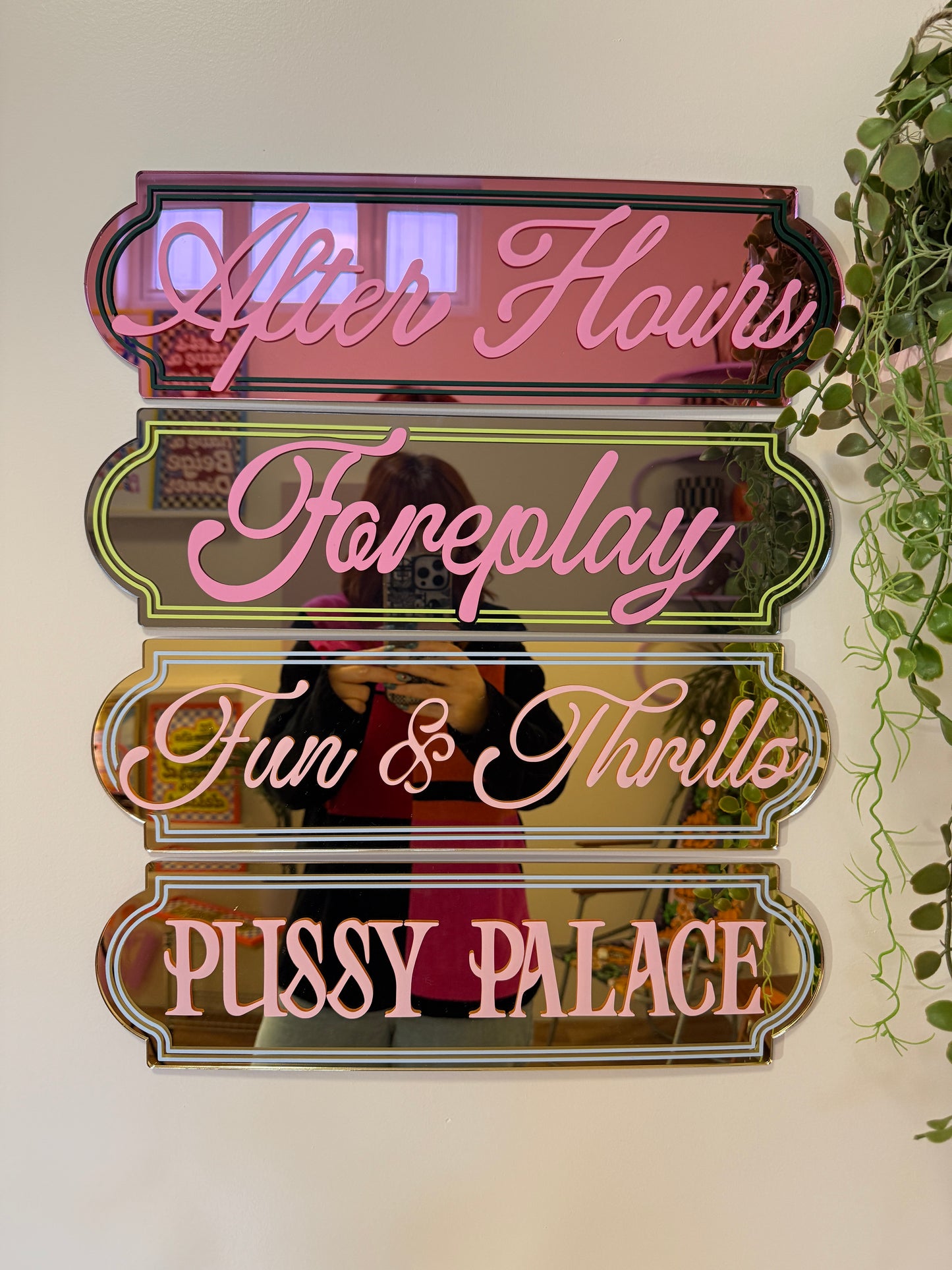 After Hours Mirror Sign
