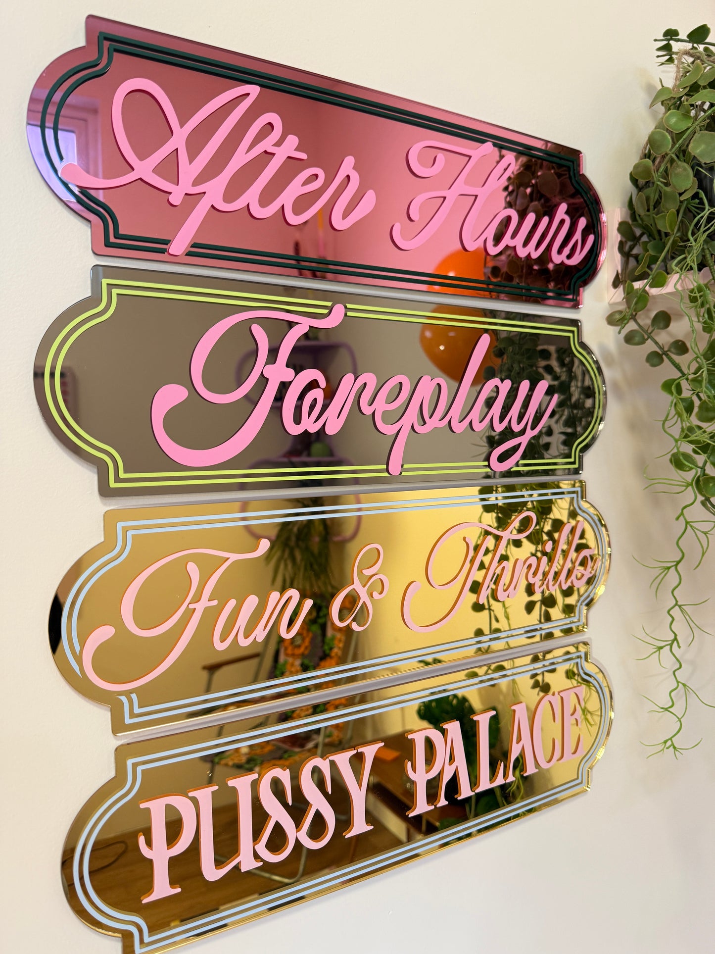 After Hours Mirror Sign