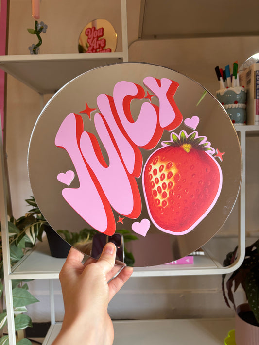 30cm Circle Mirror - Juicy