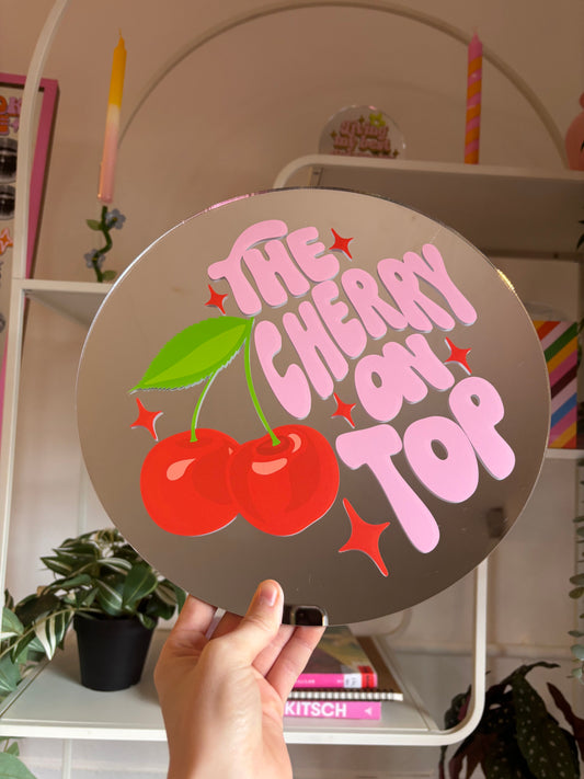30cm Circle Mirror - The Cherry On Top