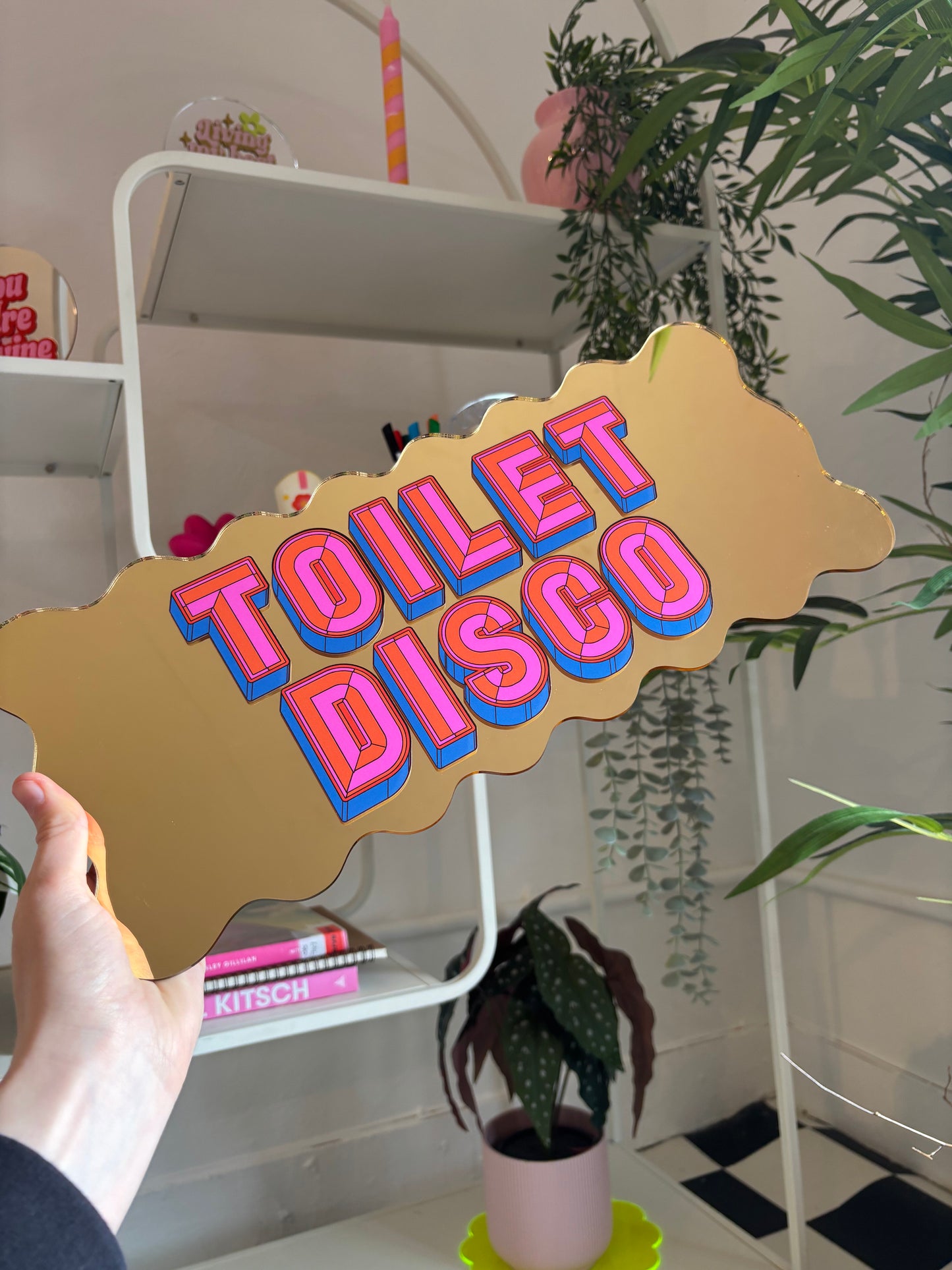 A3 Wavy Sign - Toilet Disco
