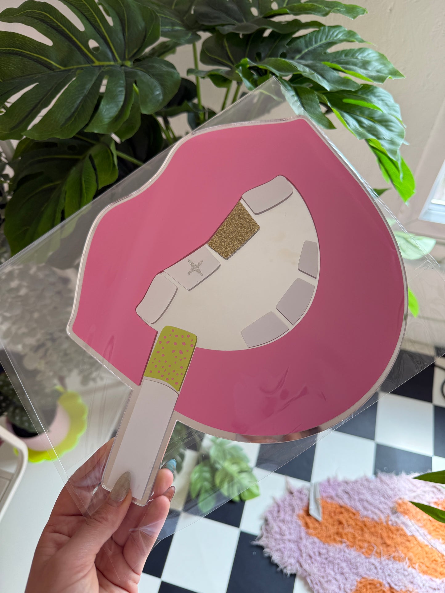 Cigarette Lips Pink Original Sample Idea