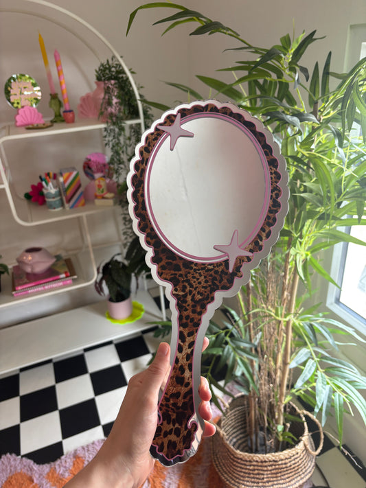 Handheld Vanity - Large - Leopard