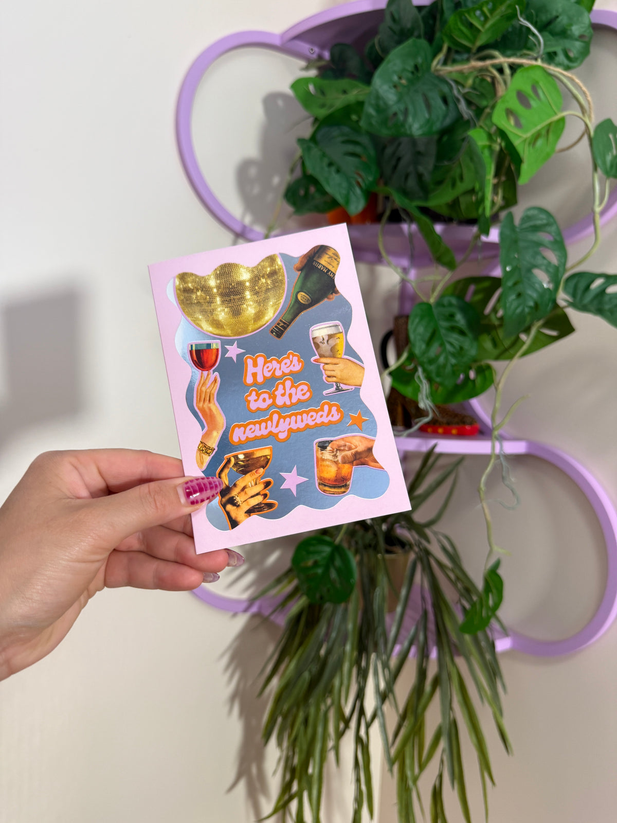 Newlywed Foil Card WS