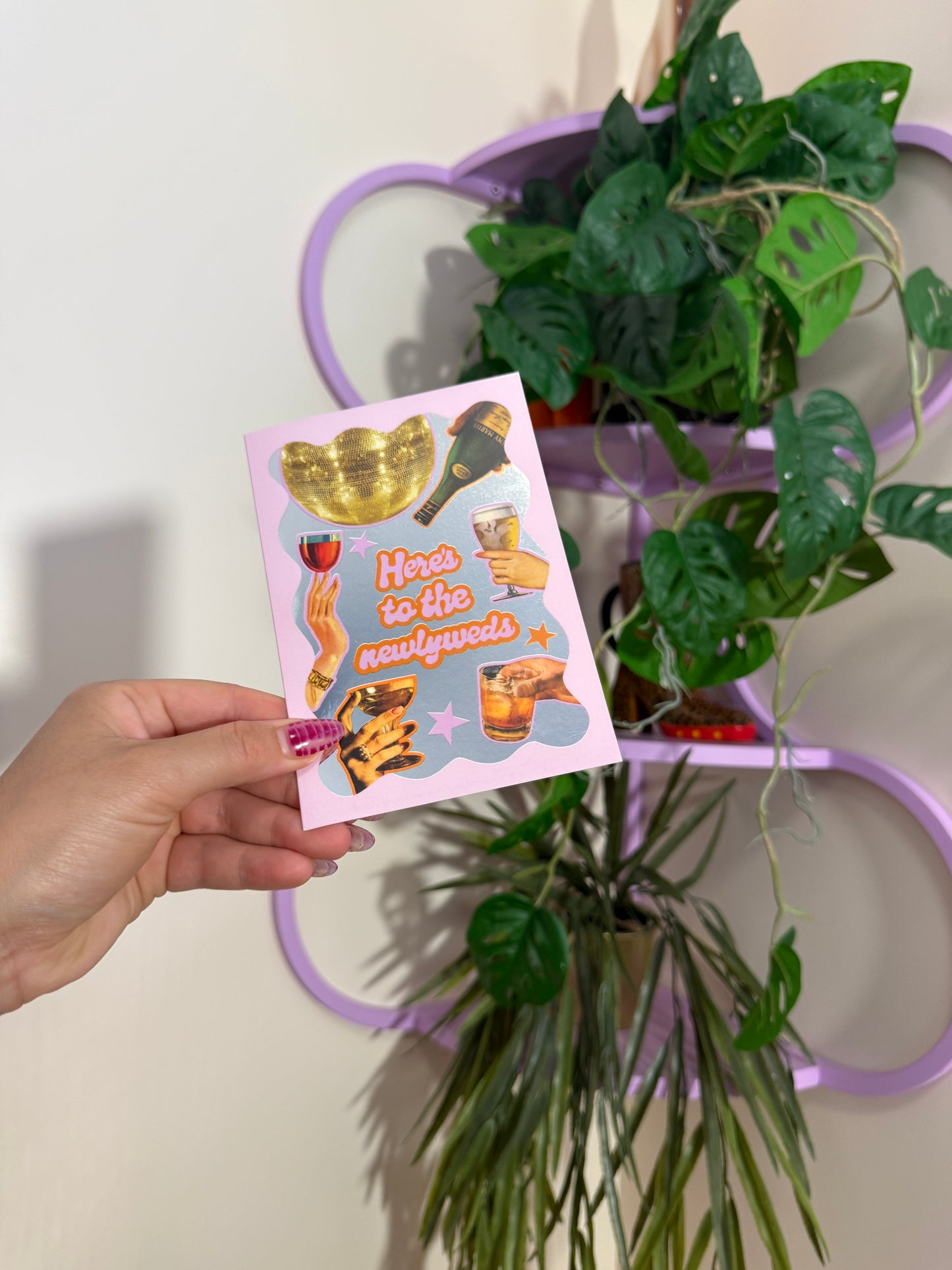 Newlywed Foil Card WS