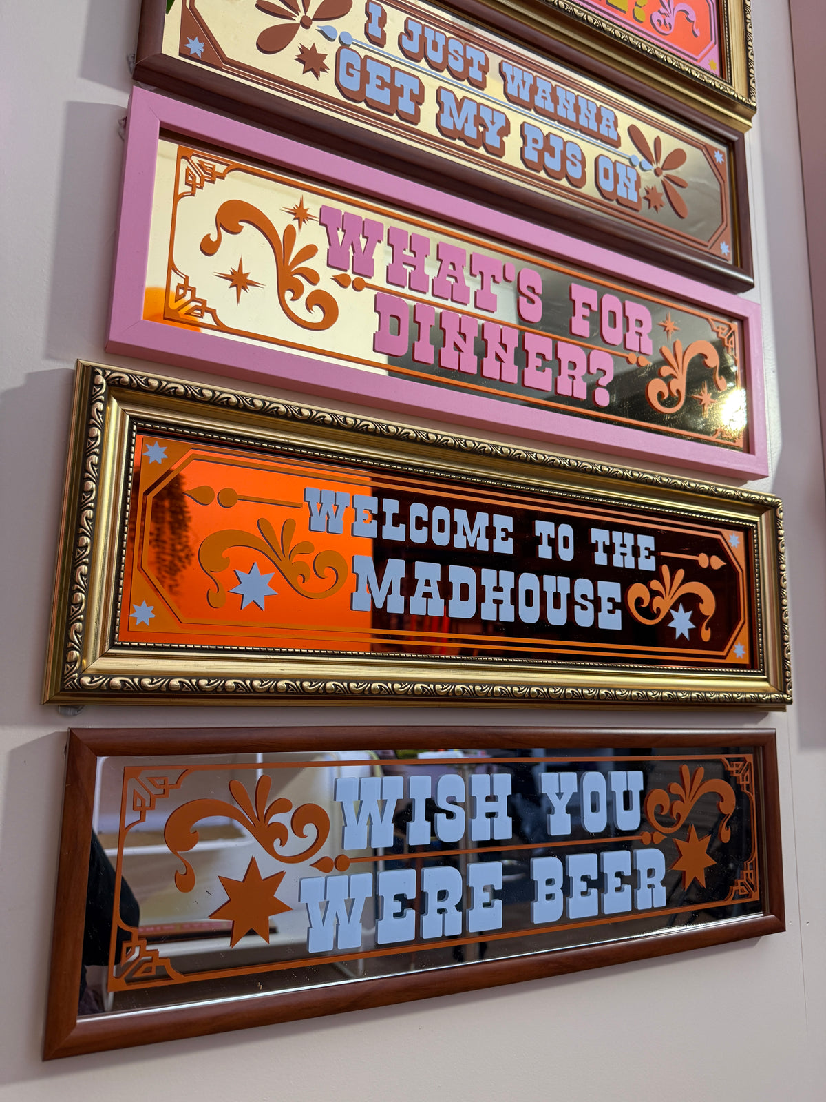 Wish You Were Beer Traditional Pub Mirror