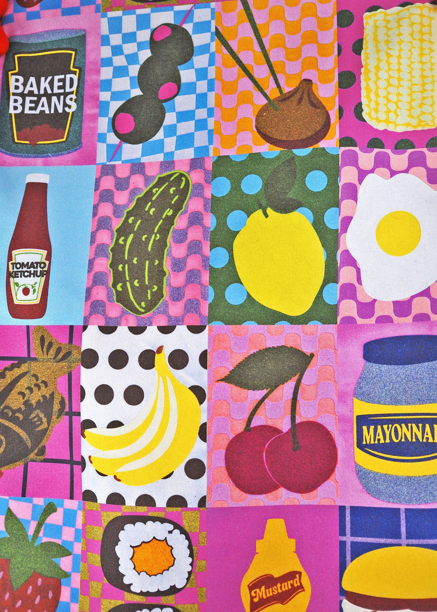 Foodie Patchwork Tea Towel