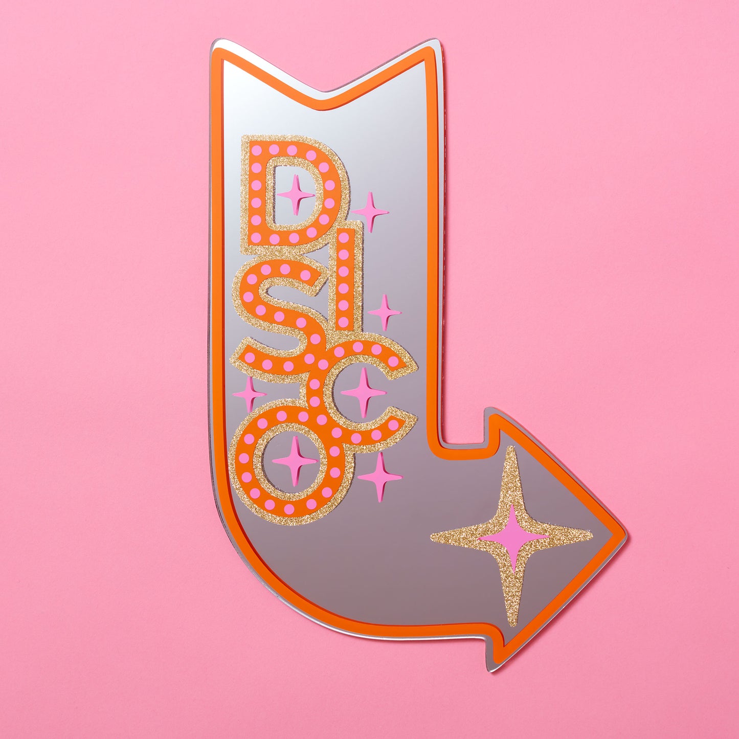 DISCO Motel Sign Mirror