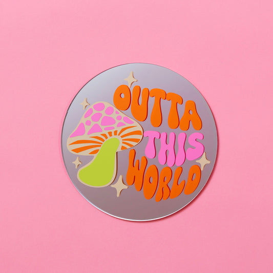 Outta This World Disc Mirror