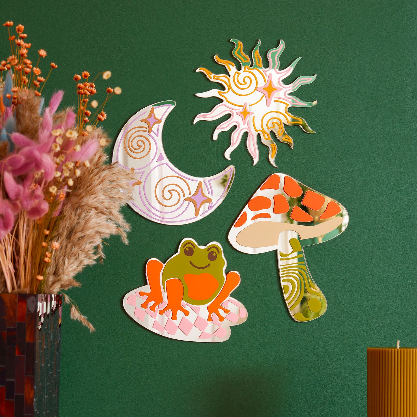 Groovy Sun Mirror