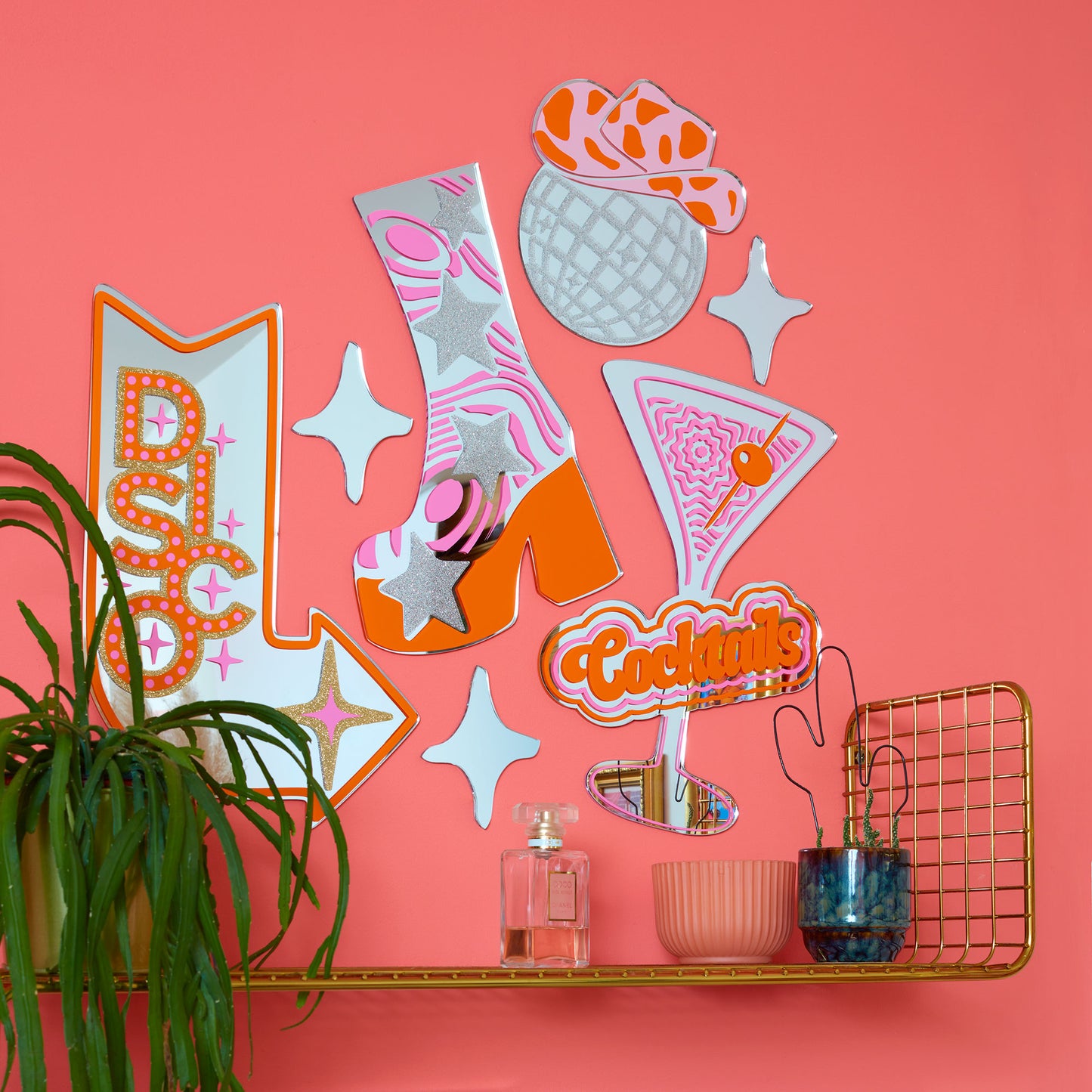 DISCO Motel Sign Mirror