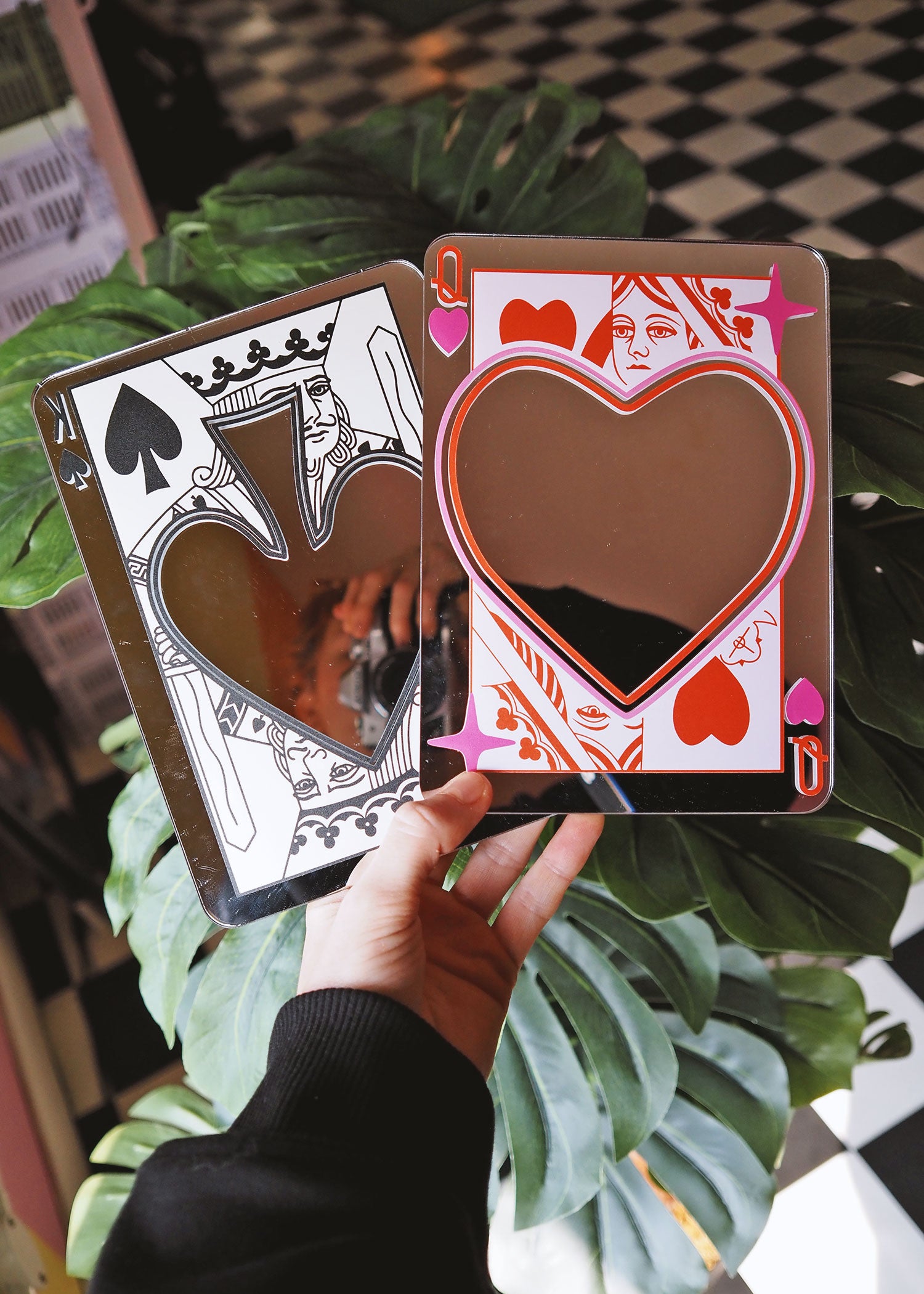 Queen of Hearts Mirror - Two sizes – PrintedWeird
